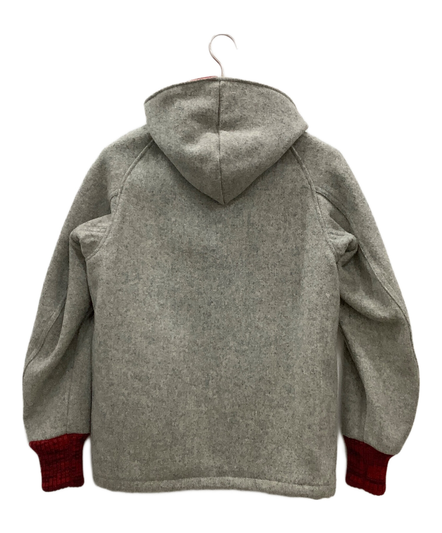 中古・古着通販】skookum (スクーカム) フーデットスタジャン グレー