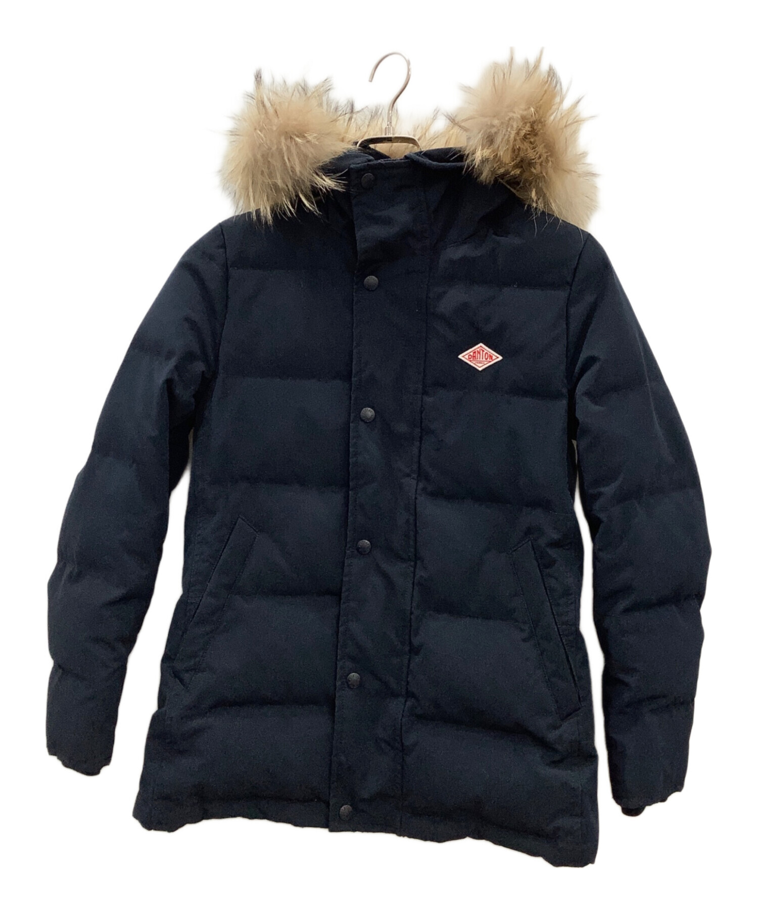 DANTON ネイビー ダウンジャケット サイズ34