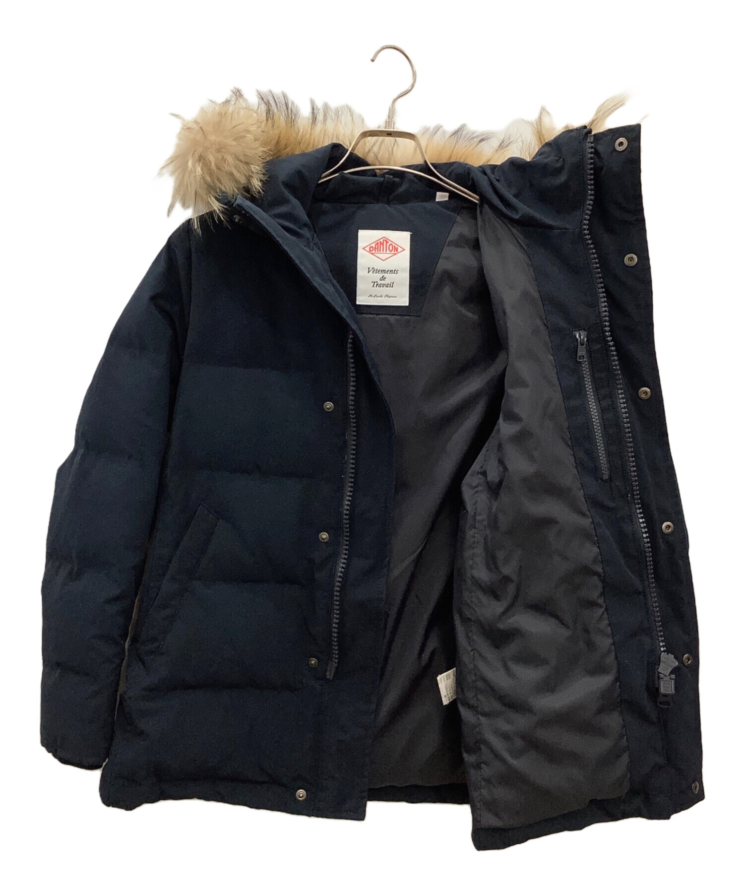中古・古着通販】DANTON (ダントン) ダウンジャケット ネイビー サイズ