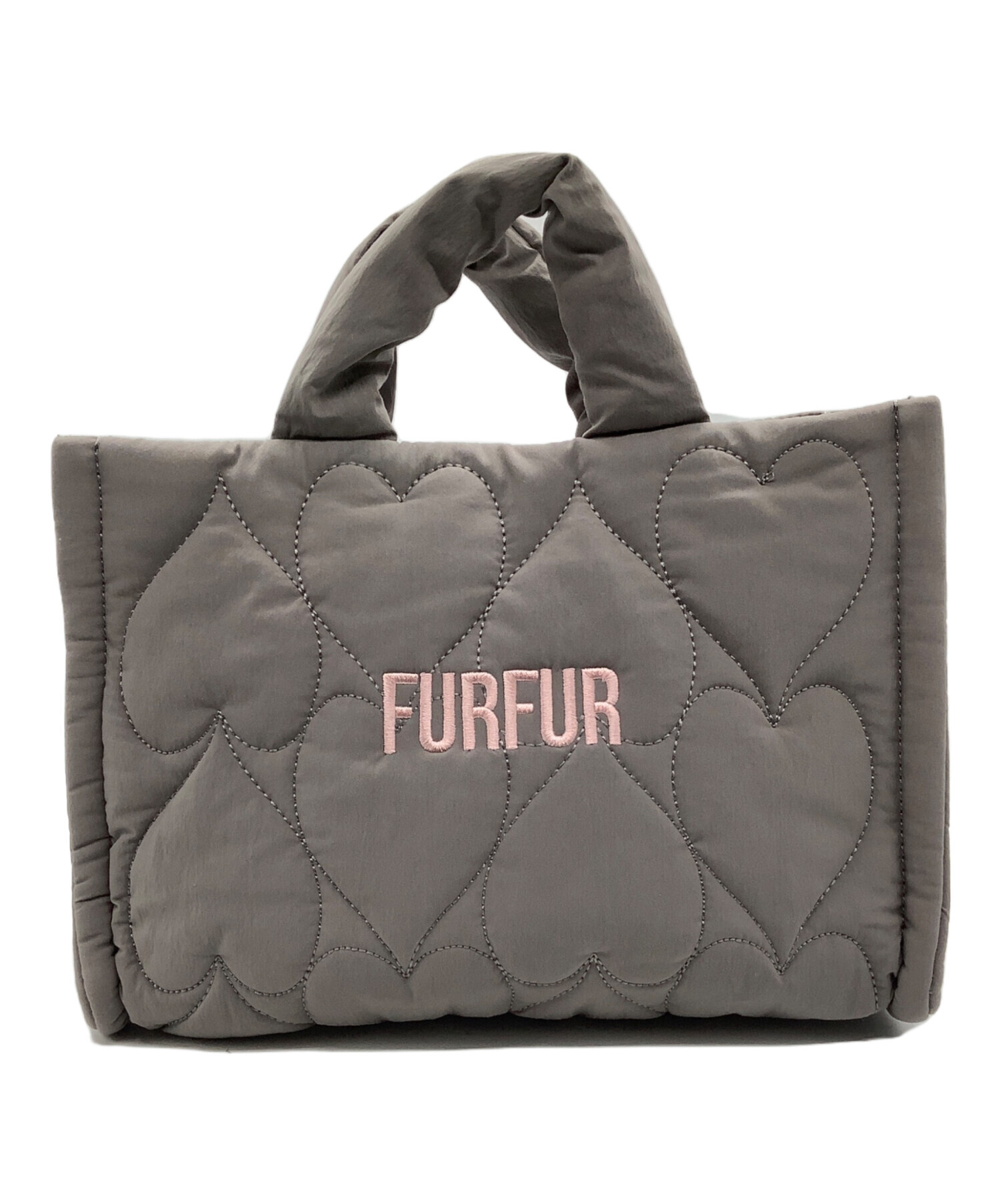 中古・古着通販】furfur (ファーファー) ハートキルティングバッグ