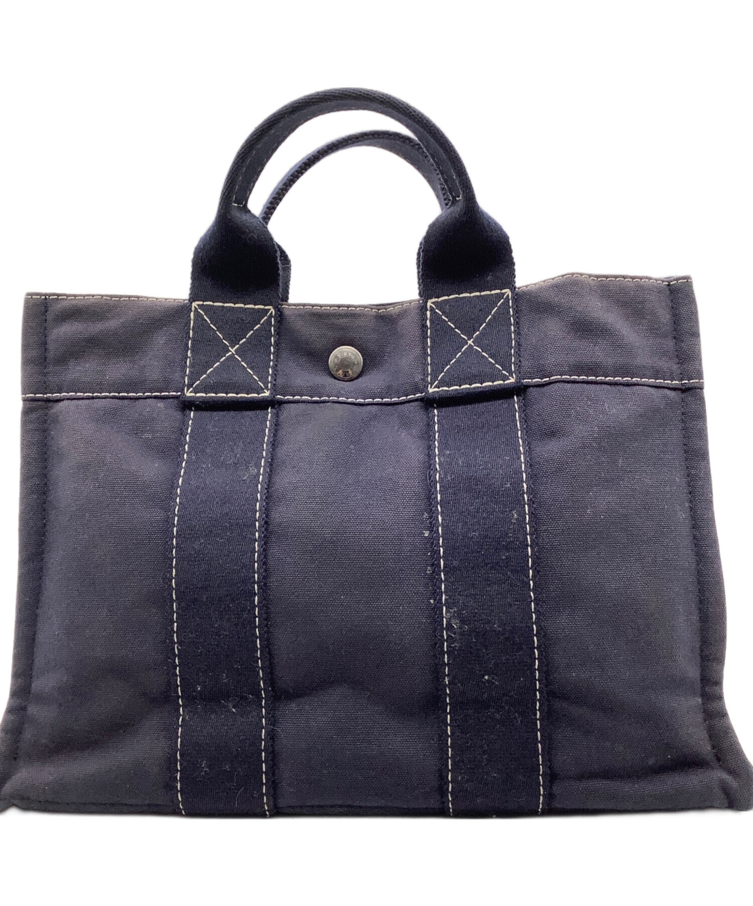 中古・古着通販】HERMES (エルメス) ハンドバッグ ネイビー｜ブランド 