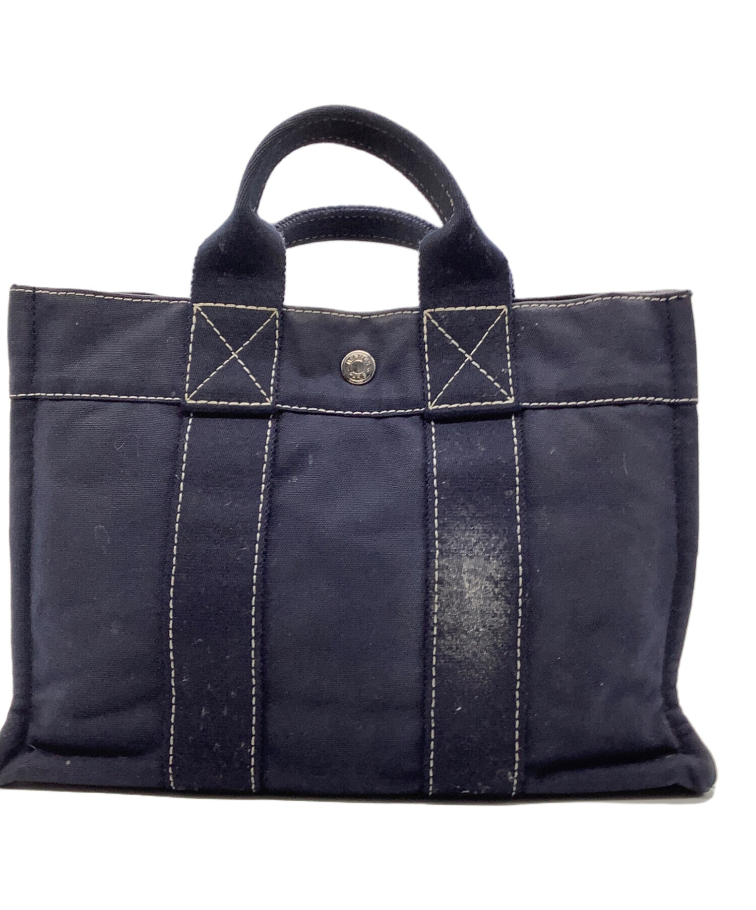 中古・古着通販】HERMES (エルメス) ハンドバッグ ネイビー｜ブランド 