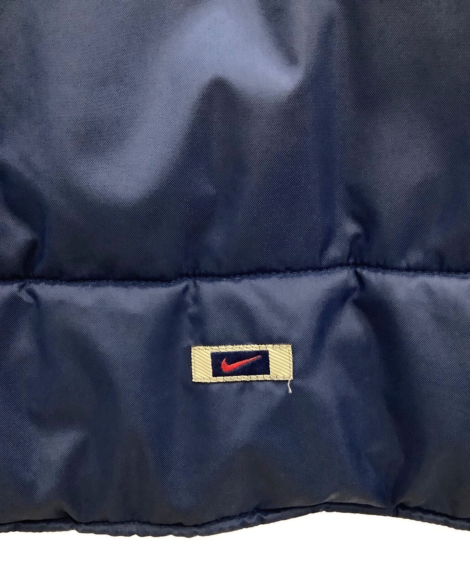 中古・古着通販】NIKE (ナイキ) 90'sベンチコートNIKEネイビーヨゴレ有