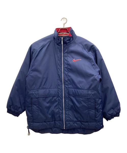 中古・古着通販】NIKE (ナイキ) 90'sベンチコートNIKEネイビーヨゴレ有
