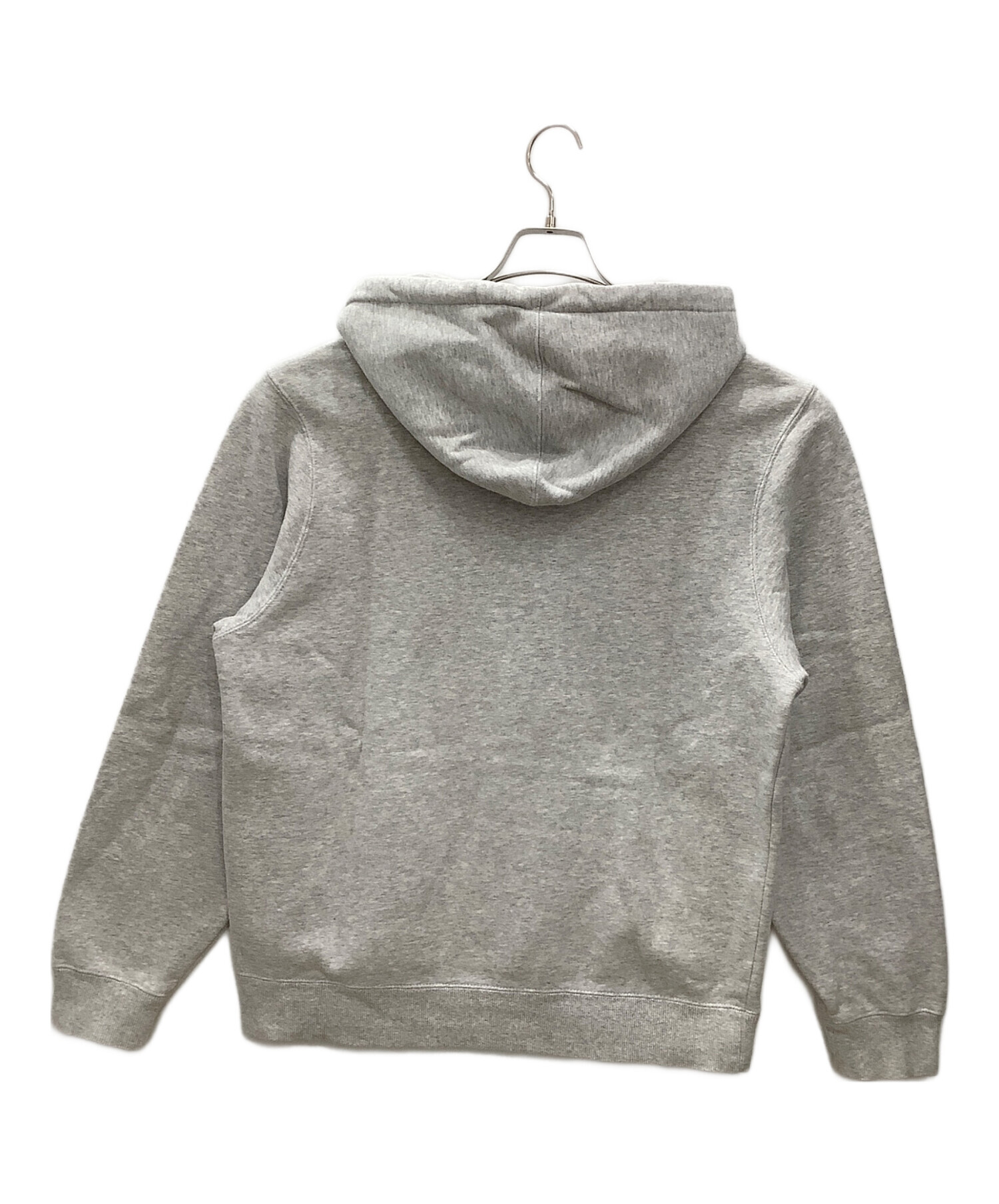 STUSSY（ステューシー）アーチロゴ パイル刺繍パーカー／グレー（XL） 中古・古着通販】stussy (ステューシー) stussy アーチロゴパイル