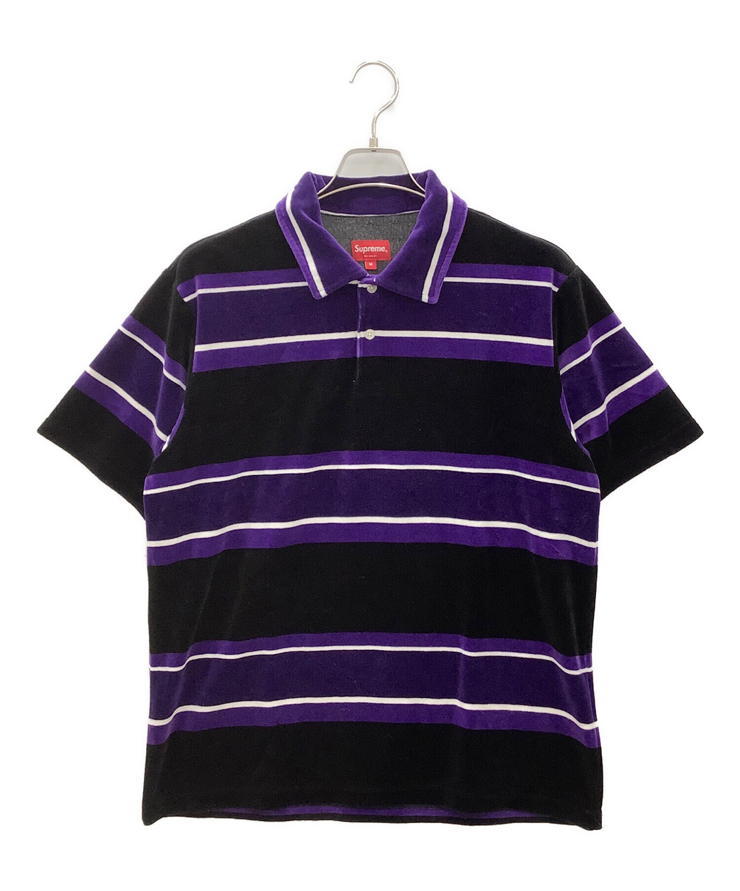 中古・古着通販】SUPREME (シュプリーム) Supreme Stripe Velour Polo 