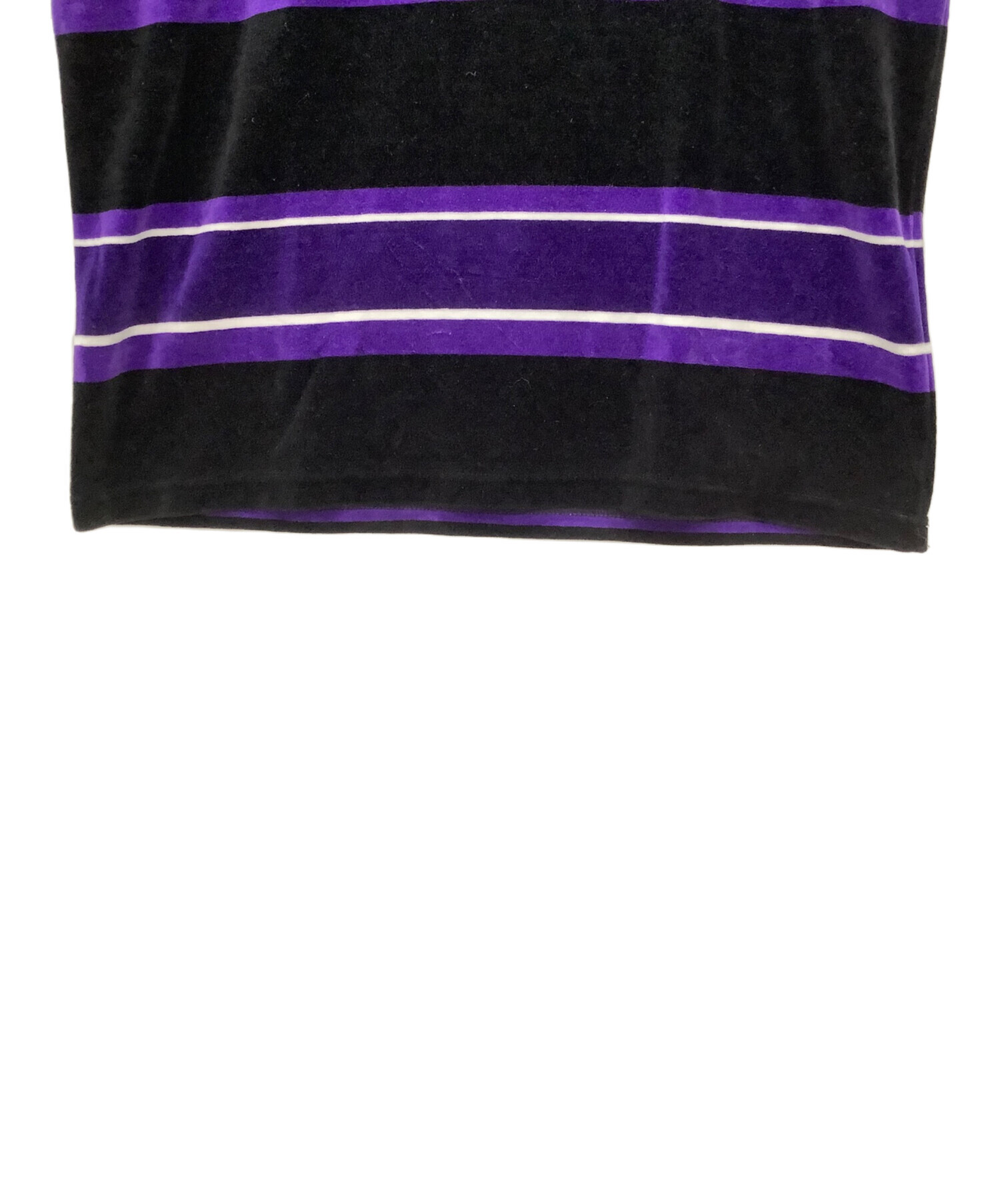 中古・古着通販】SUPREME (シュプリーム) Supreme Stripe Velour Polo 