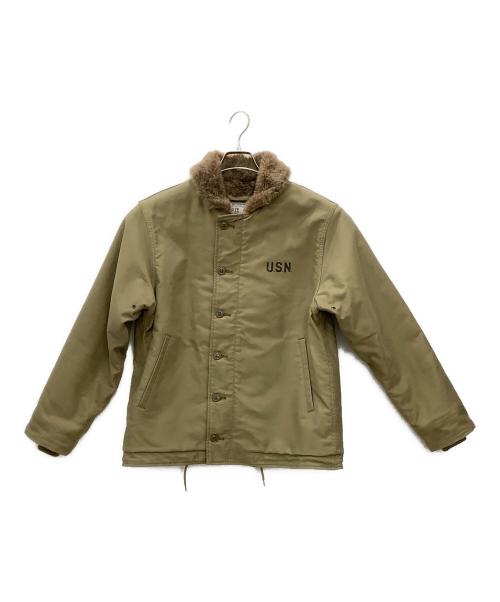 HOUSTON　ヒューストン　N1デッキ　ジャケット HOUSTON ヒューストン デッキジャケット N-1 DECK JACKET - NAVY