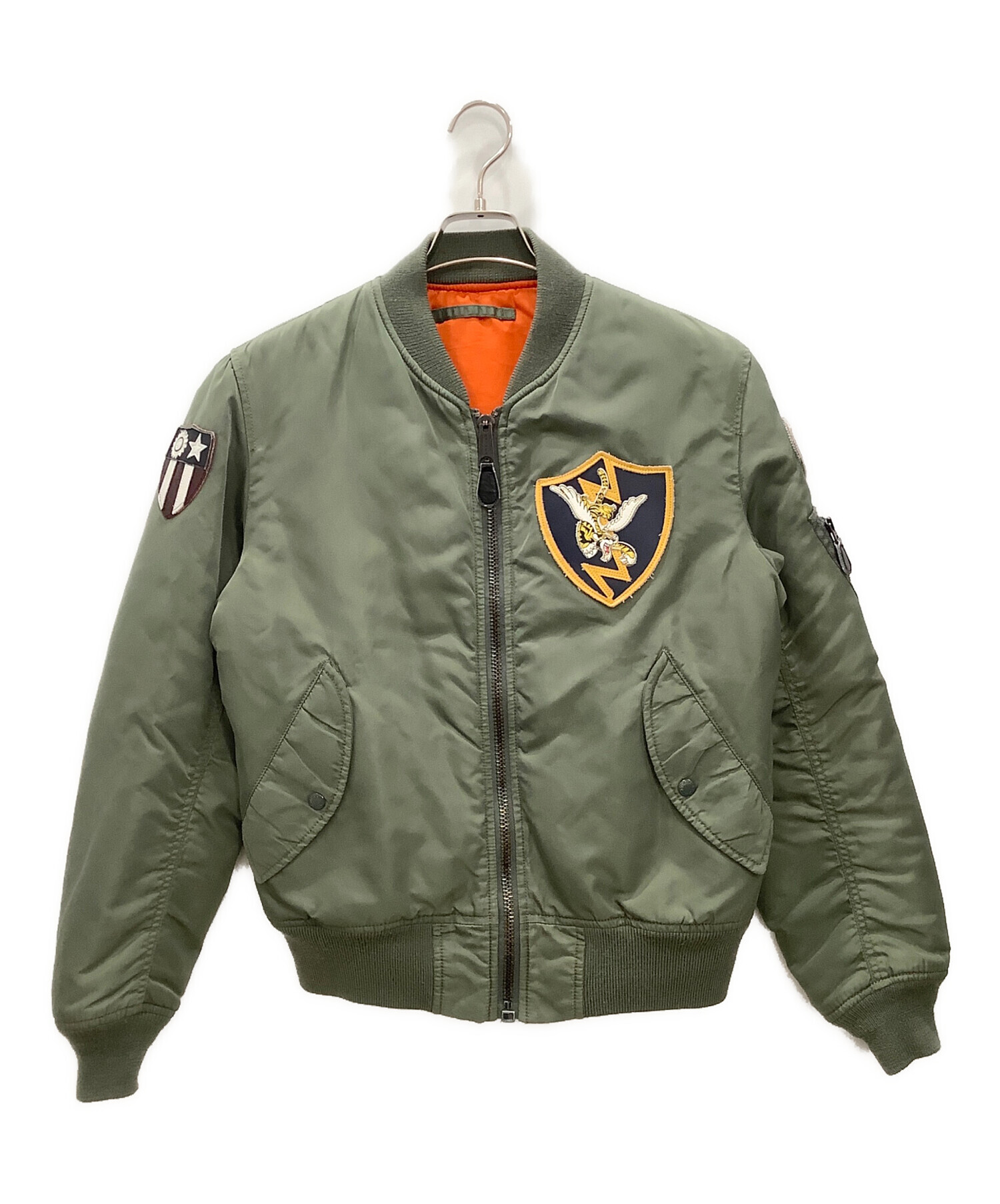 AVIREX MA-1 フライトジャケット USA製 カーキ/GW427 AVIREX MA-1 フライトジャケット USA製 カーキ/GW427