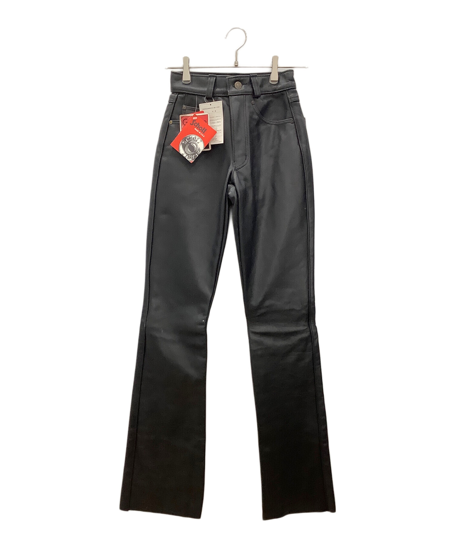 中古・古着通販】Schott (ショット) レザーパンツ Schott ブラック