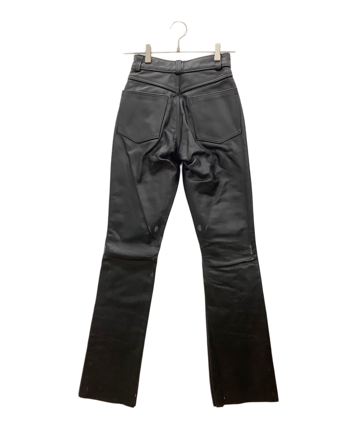 中古・古着通販】Schott (ショット) レザーパンツ Schott ブラック