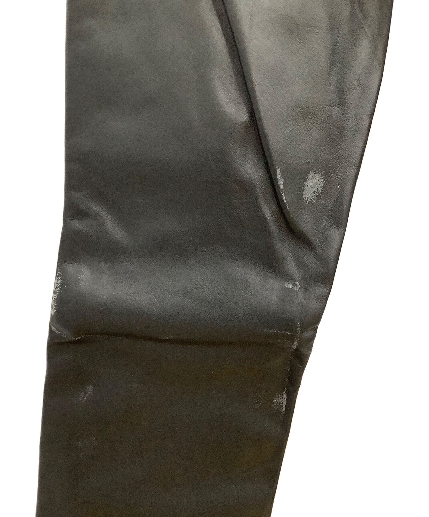 中古・古着通販】Schott (ショット) レザーパンツ Schott ブラック
