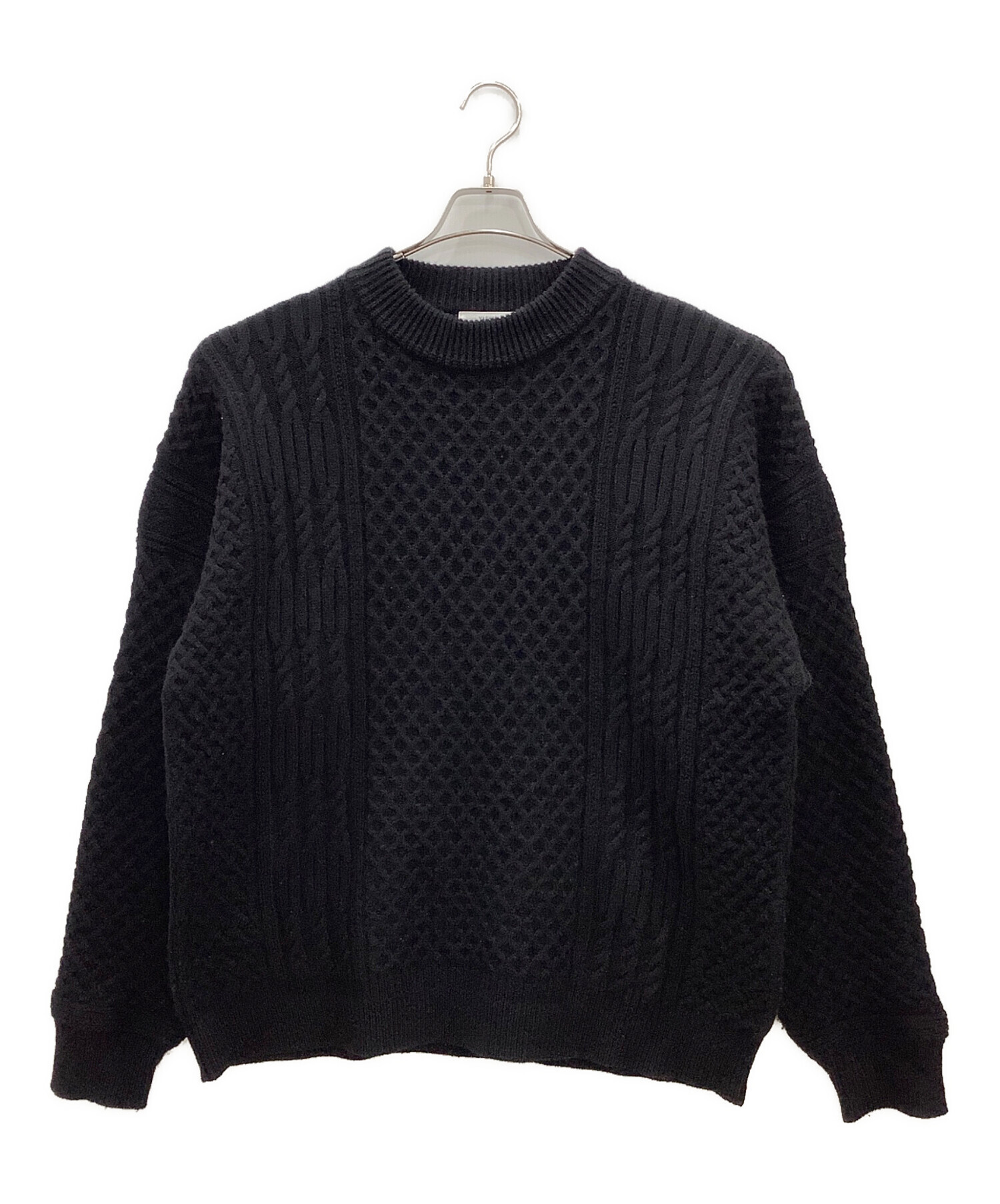 中古・古着通販】yashiki (ヤシキ) YASHIKI セーター ブラック サイズ 