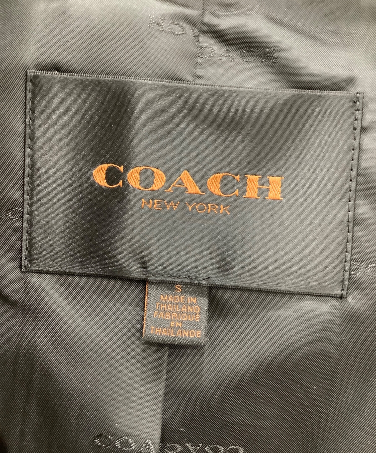 中古・古着通販】COACH (コーチ) トレンチコート ピンク サイズ:S