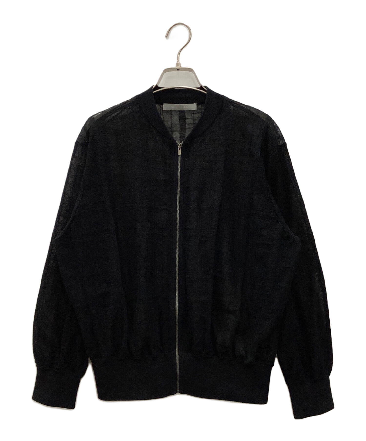 新品 未使用⭐︎セオリーリュクス⭐︎ジップアップブルゾン　サイズ38 人気特価激安 セオリーリュクスtheory luxe ブルゾン ブラック 38