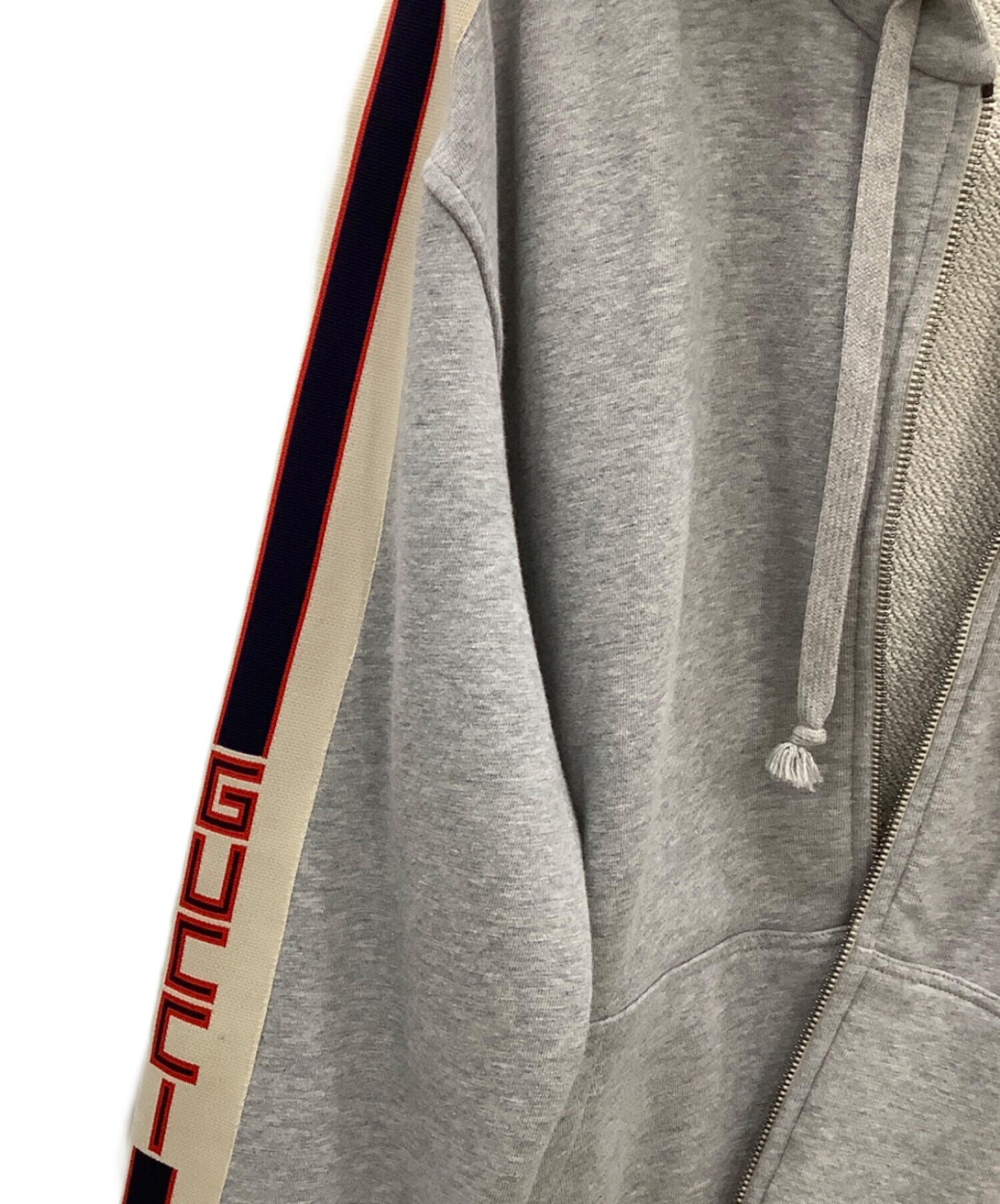 中古・古着通販】GUCCI (グッチ) ジップアップパーカー グレー サイズ