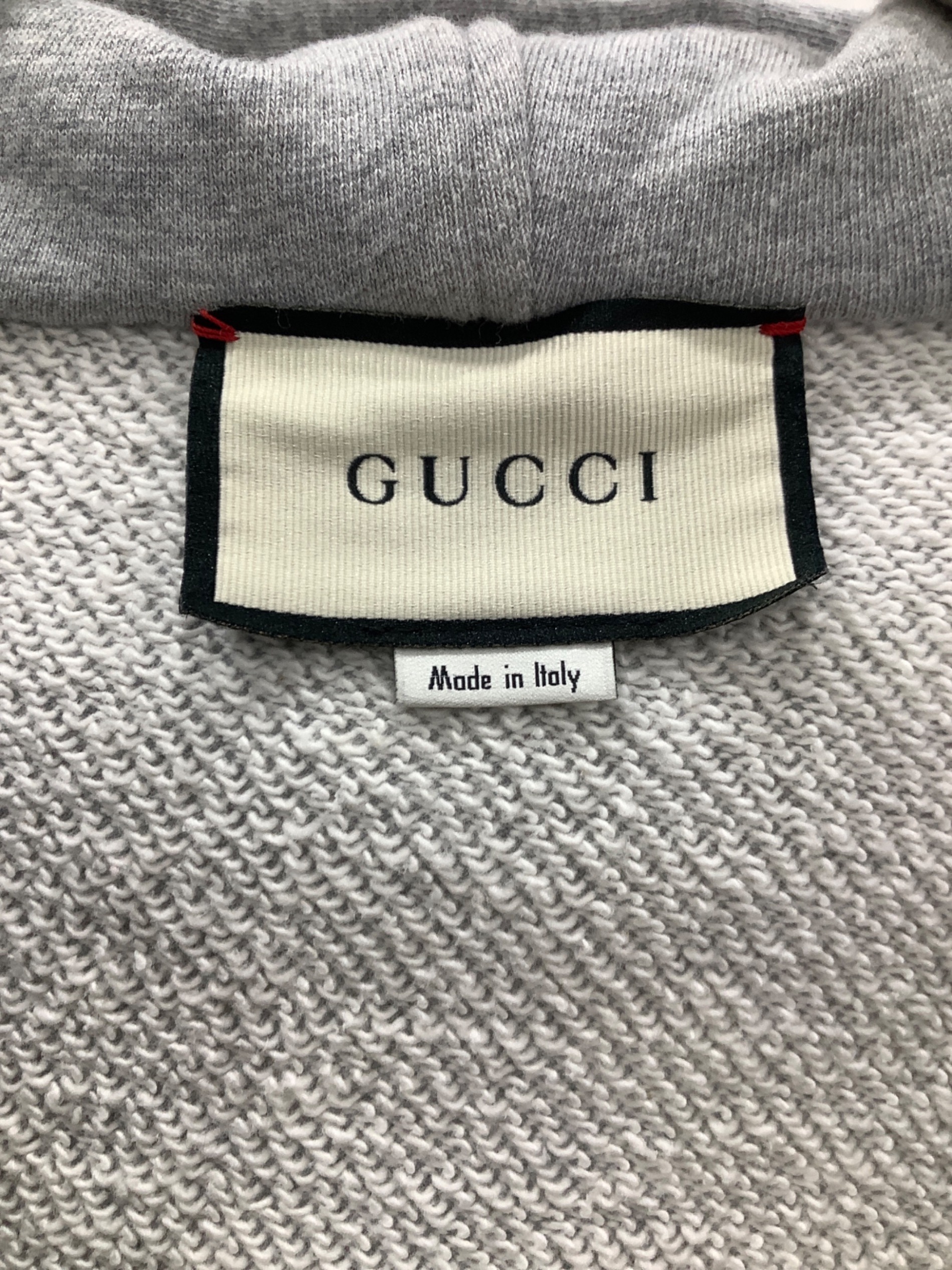 中古・古着通販】GUCCI (グッチ) ジップアップパーカー グレー サイズ