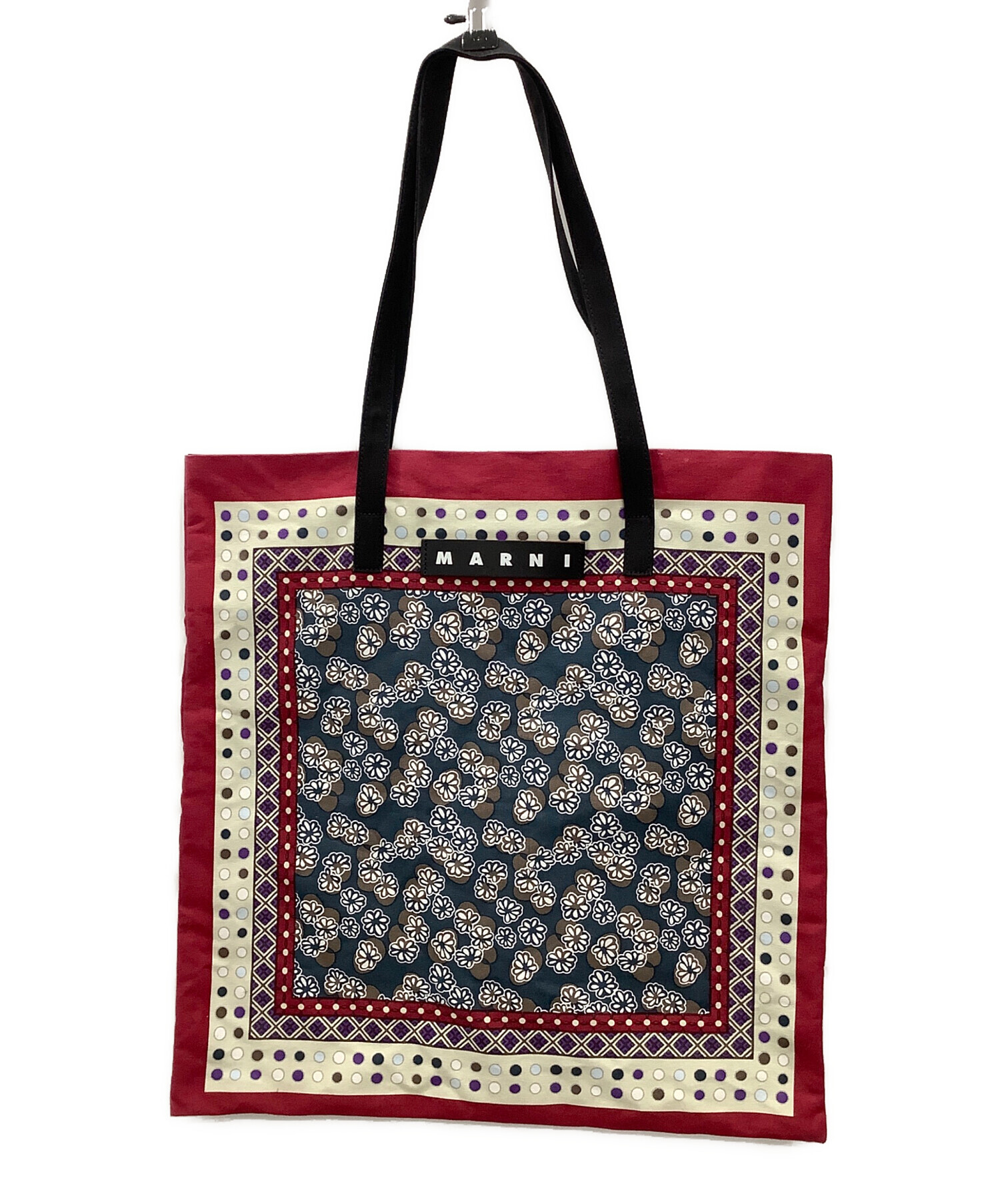 中古・古着通販】MARNI (マルニ) バンダナトートバッグ レッド