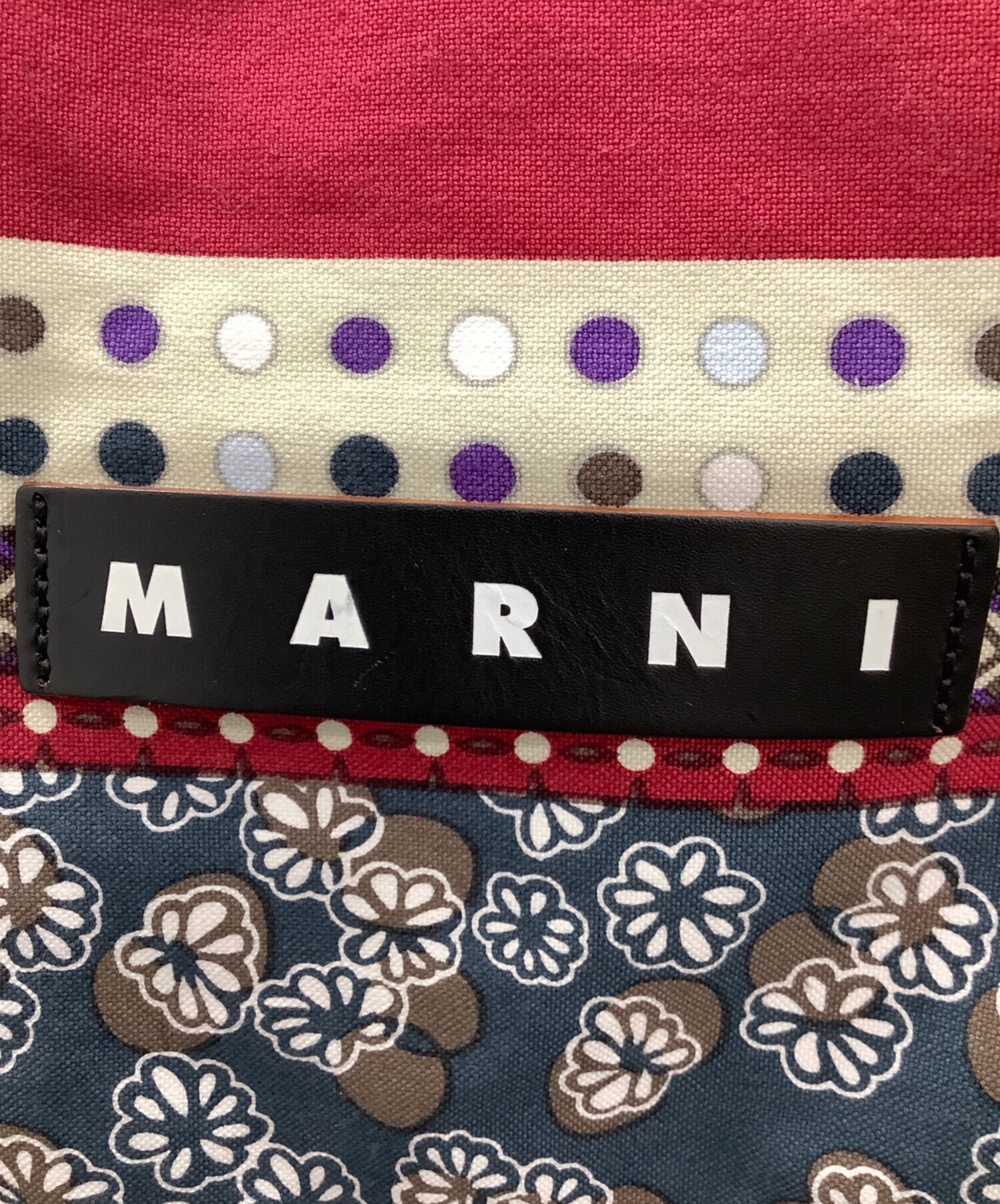 中古・古着通販】MARNI (マルニ) バンダナトートバッグ レッド