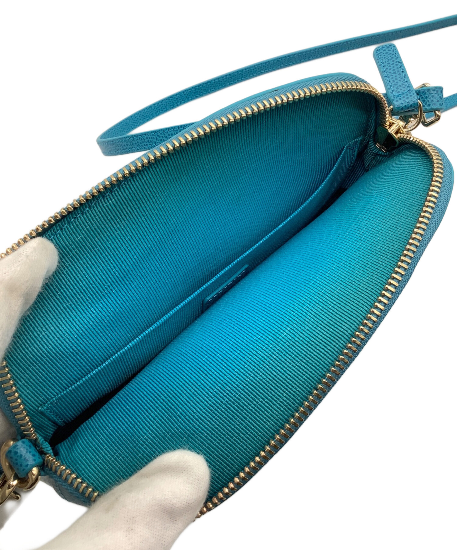 FURLA フルラ ショルダーバッグ - 緑系 【古着】【中古】 中古・古着通販】FURLA (フルラ) ショルダーバッグ グリーン｜ブランド