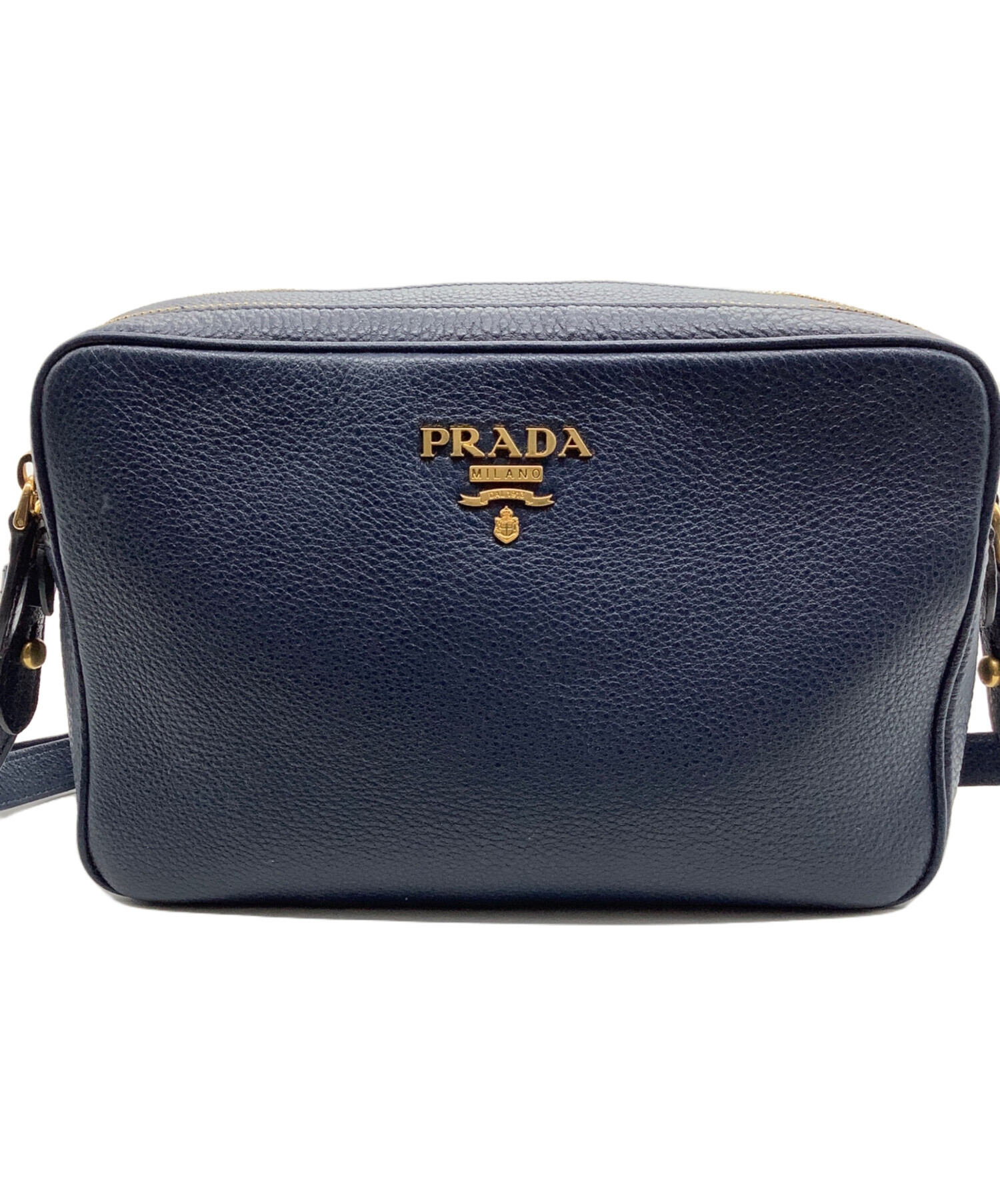 中古・古着通販】PRADA (プラダ) ショルダーバッグ ネイビー｜ブランド