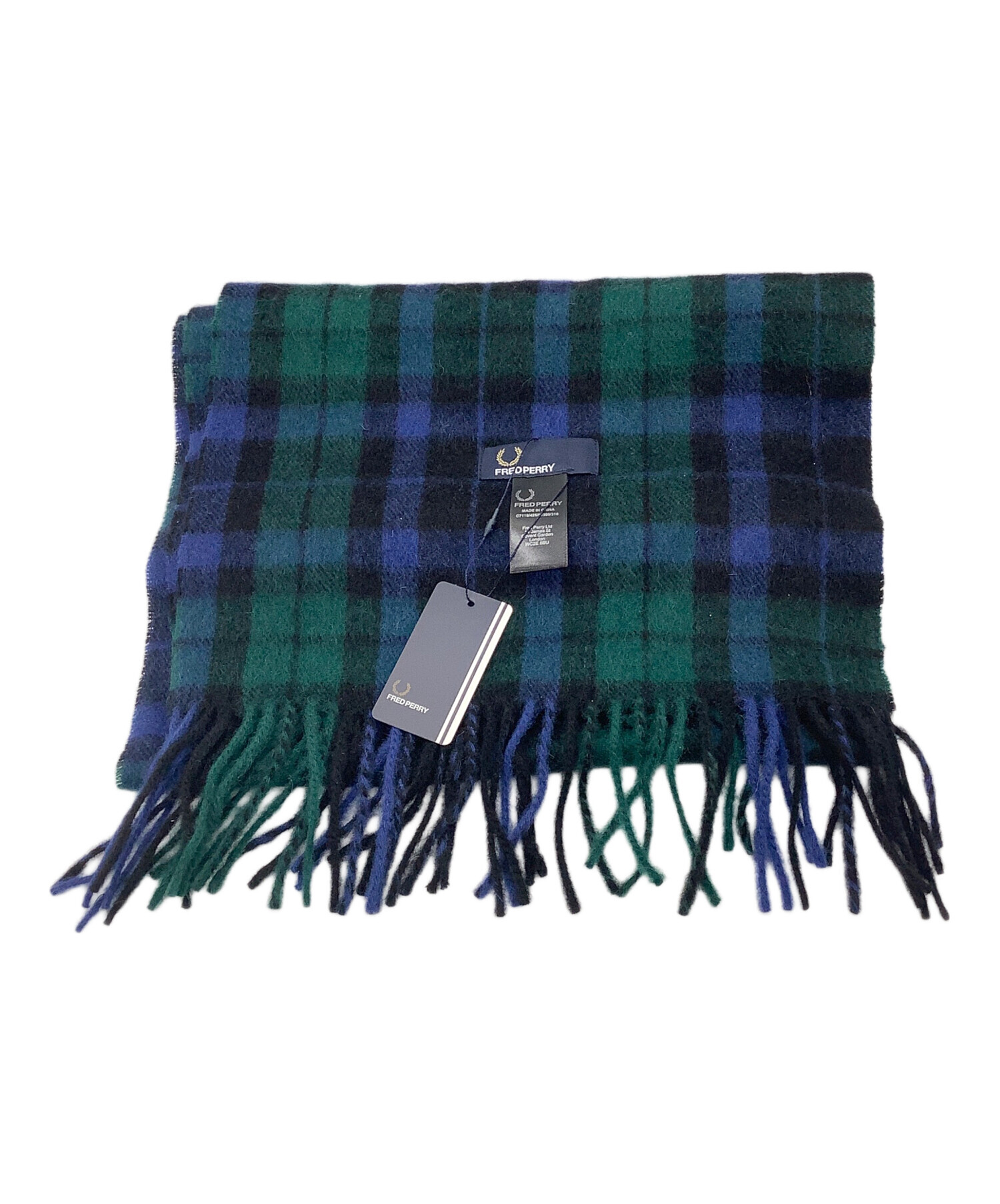 中古・古着通販】FRED PERRY (フレッドペリー) マフラー C7119 タグ付