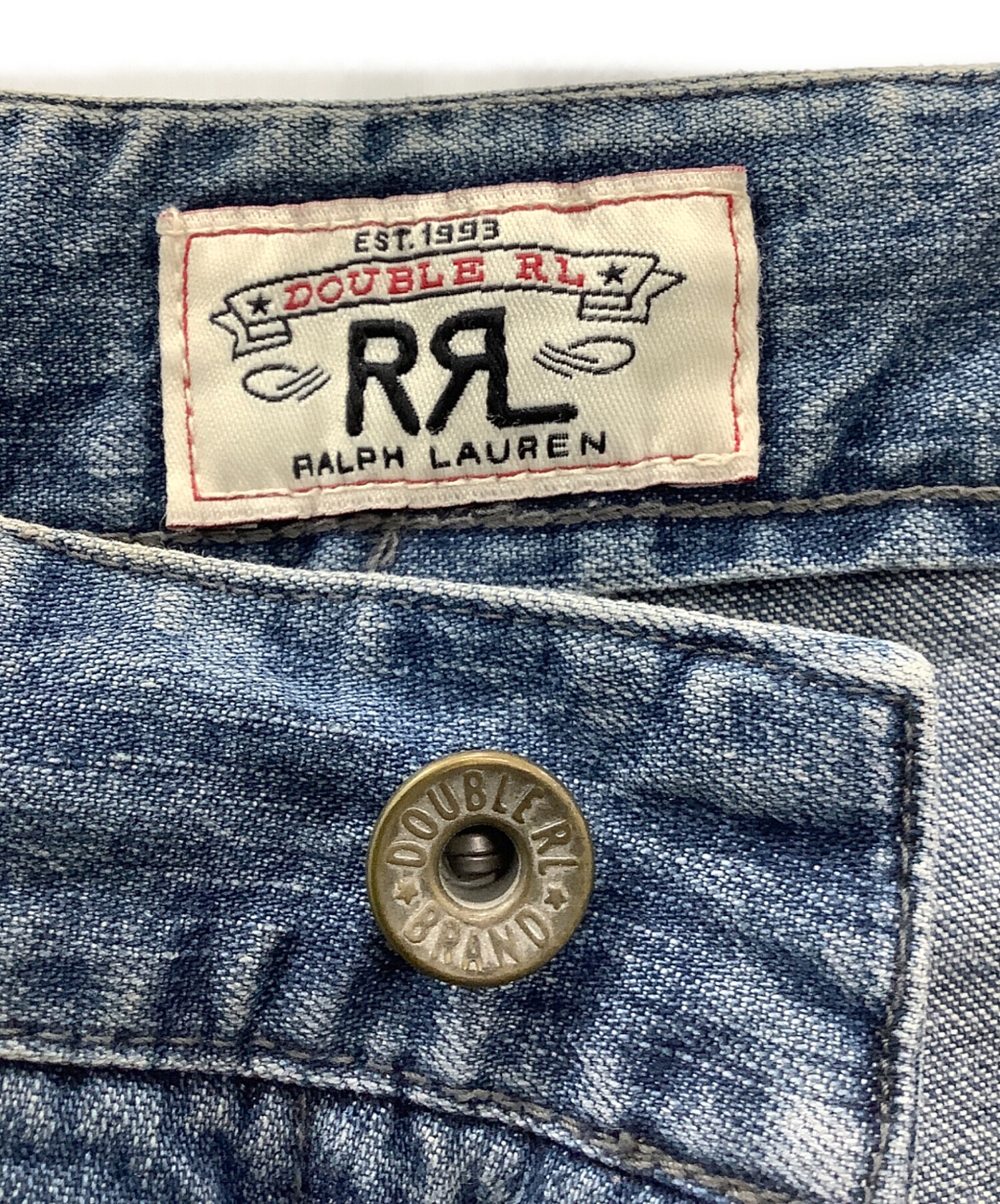 中古・古着通販】RRL (ダブルアールエル) デニムパンツ RRLシンチ