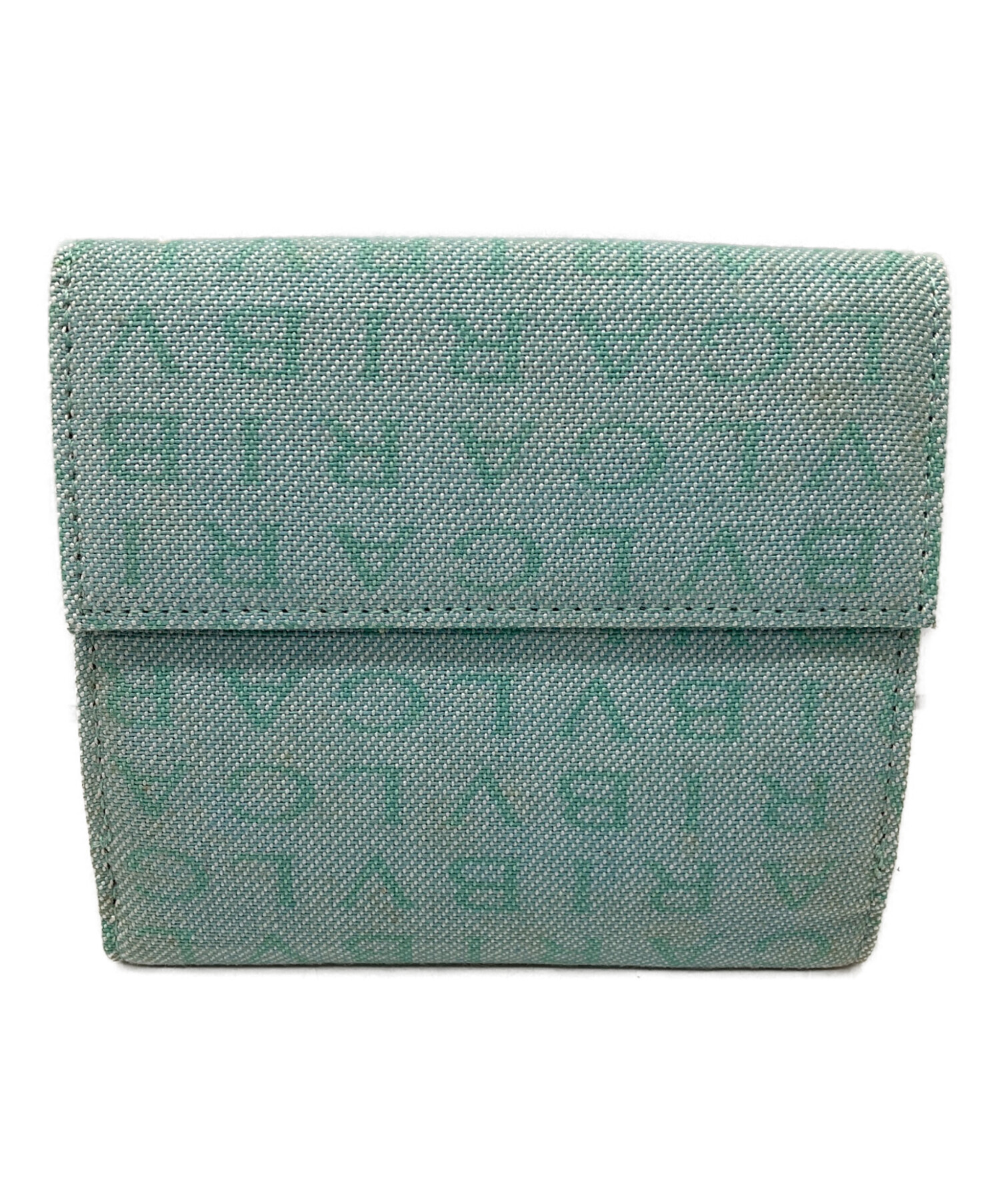 中古・古着通販】BVLGARI (ブルガリ) Wホック財布 ミントグリーン