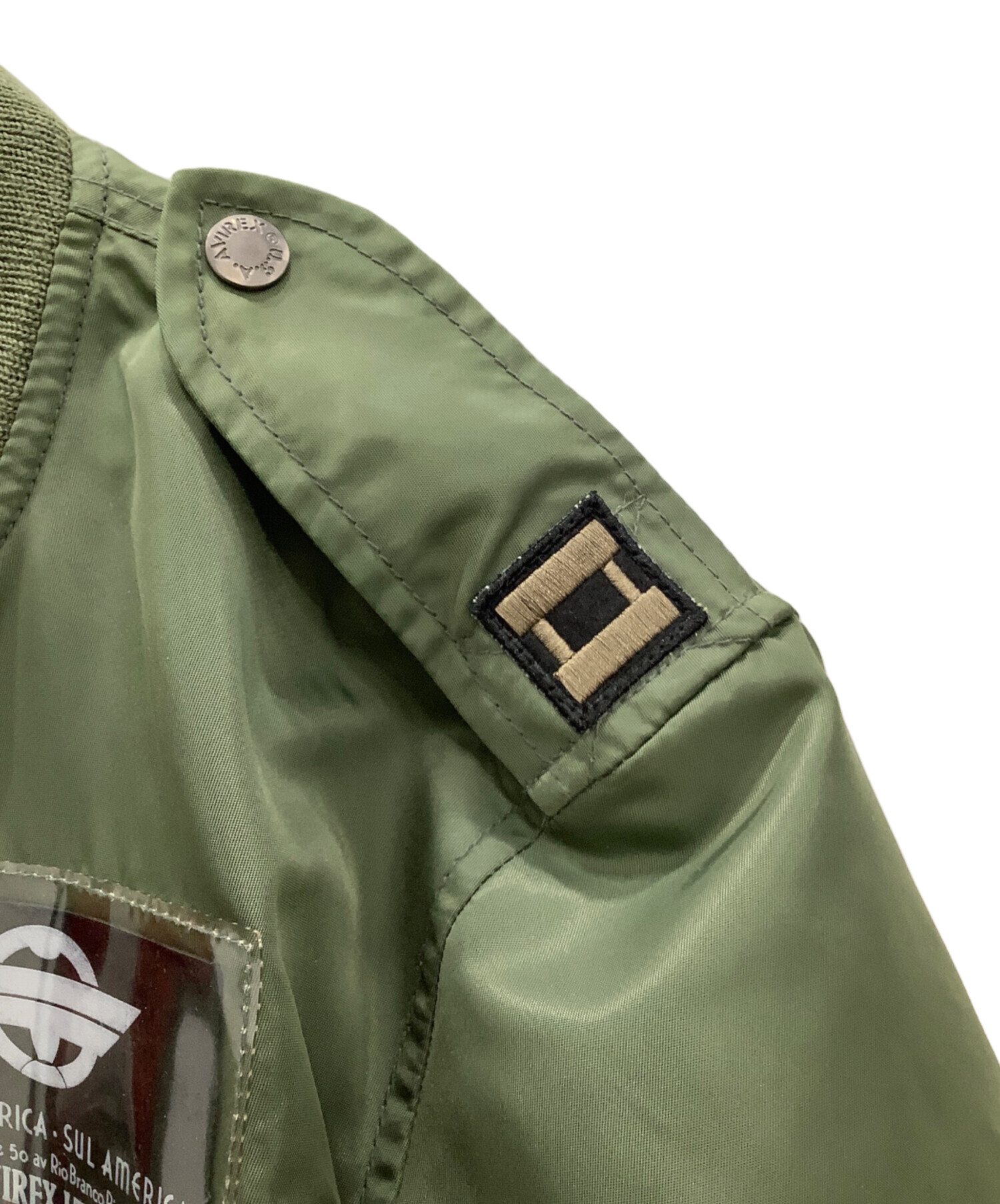 中古・古着通販】AVIREX (アヴィレックス) MA-1ジャケット セージ