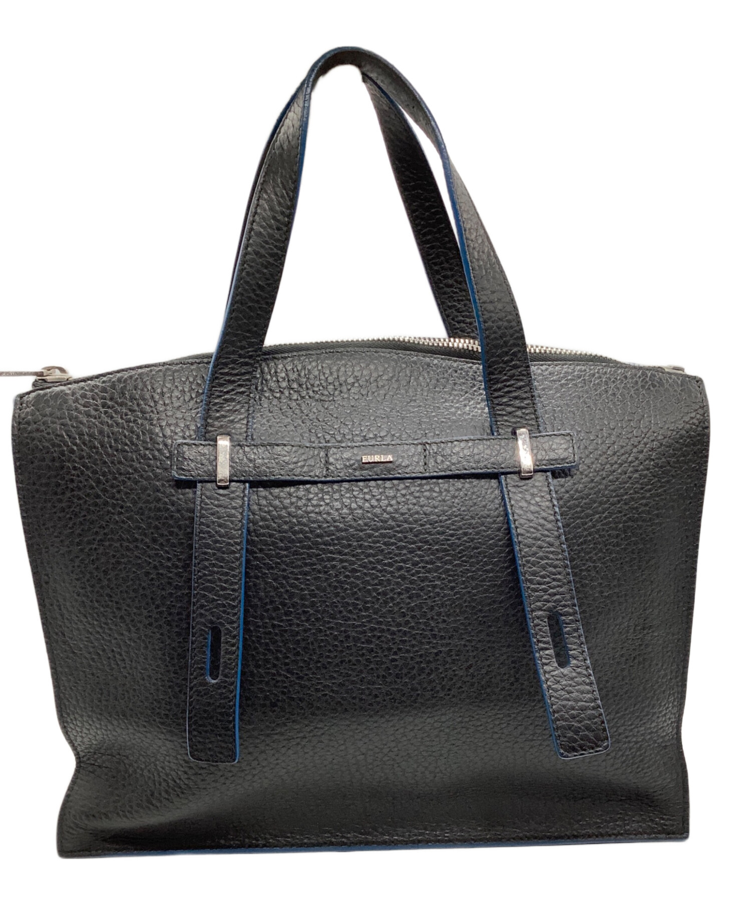 中古・古着通販】FURLA (フルラ) ハンドバッグ ブラック｜ブランド