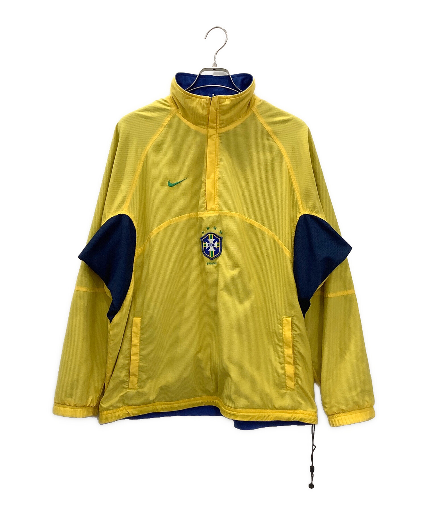 中古・古着通販】NIKE (ナイキ) リバースブルスウェット イエロー 