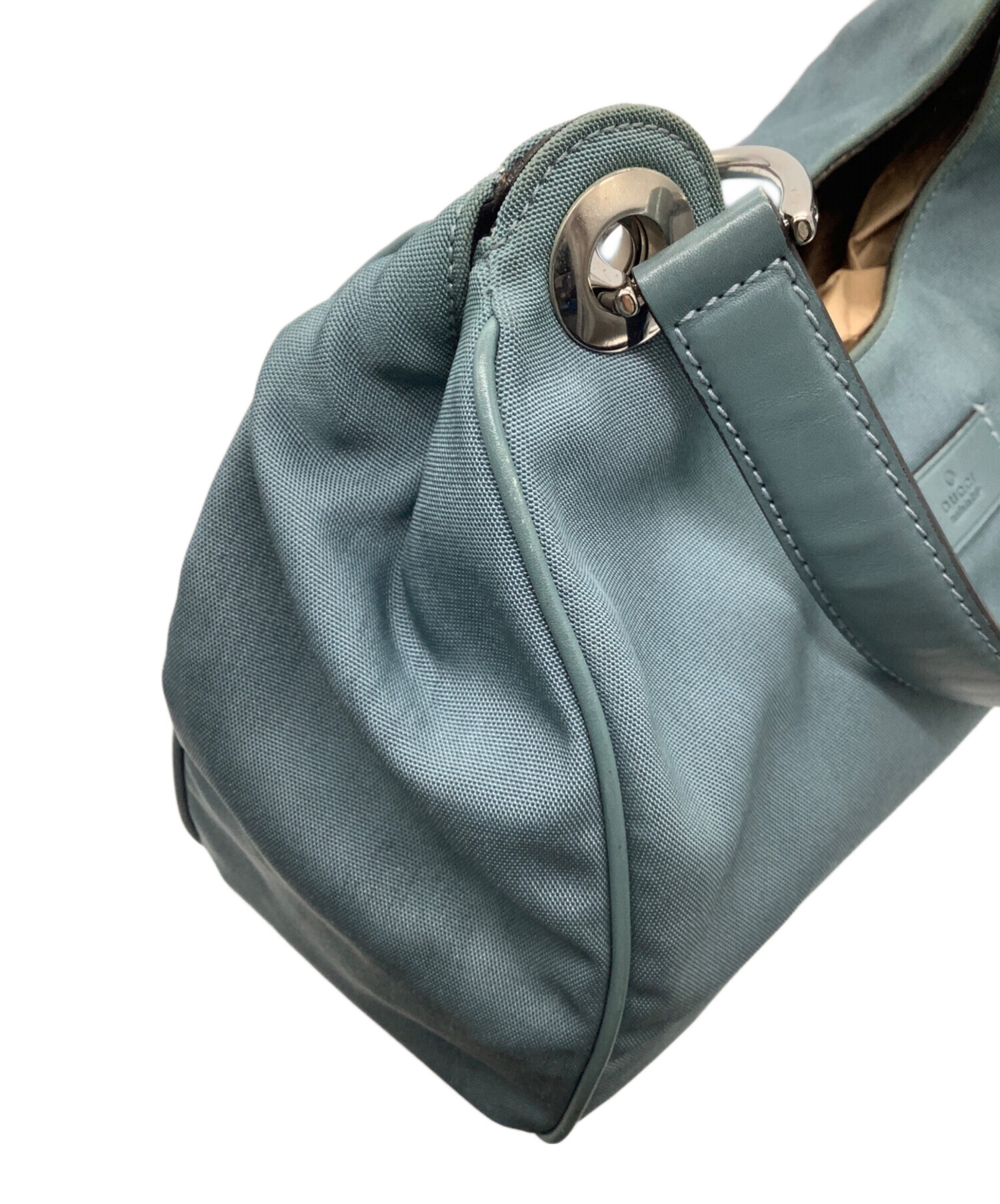 中古・古着通販】GUCCI (グッチ) ワンショルダーバッグ スカイブルー 