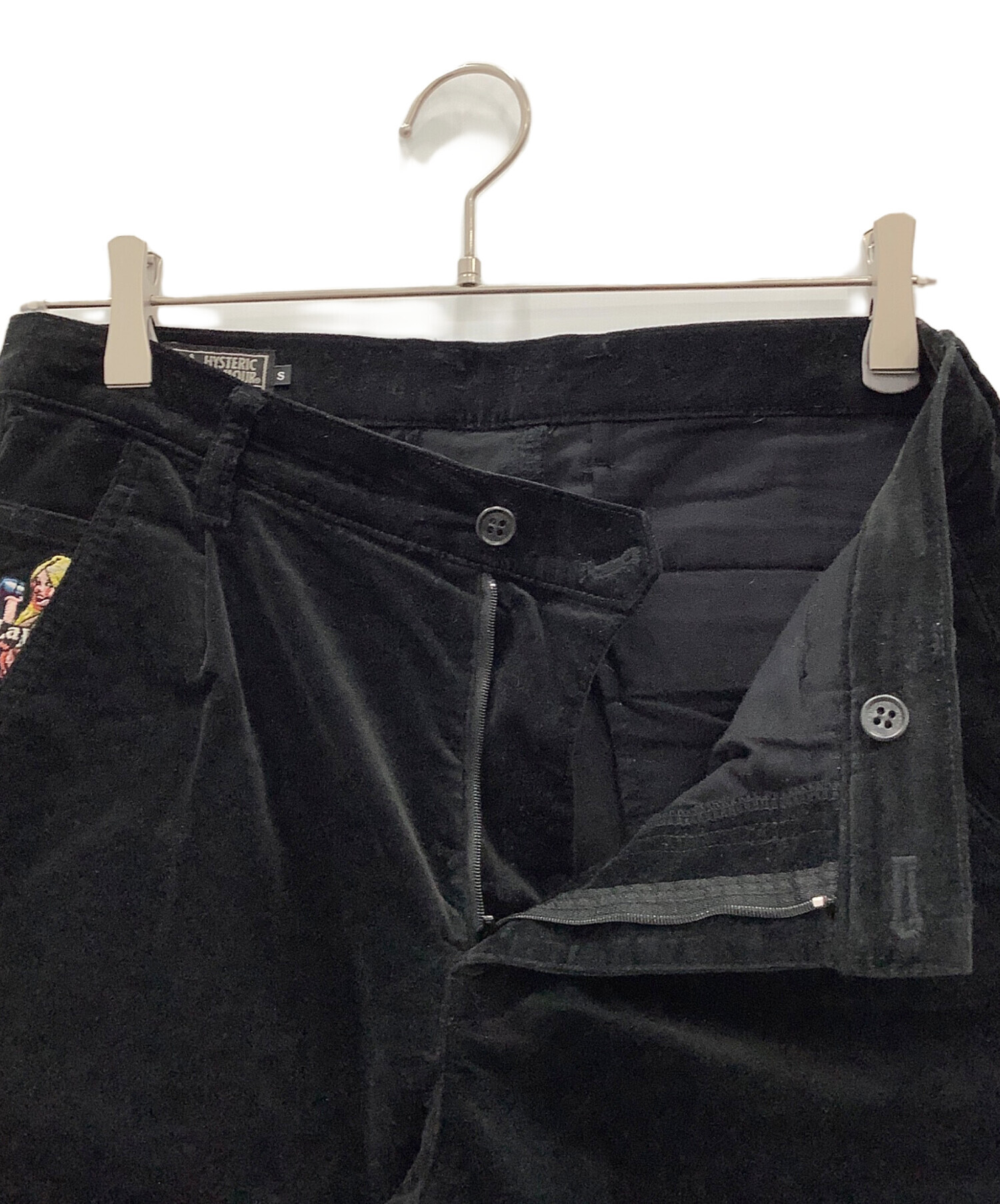 最終値下げ⭕️HYSTERIC ブラック　ベロア　美品 中古・古着通販】Hysteric Glamour (ヒステリックグラマー) ベロア