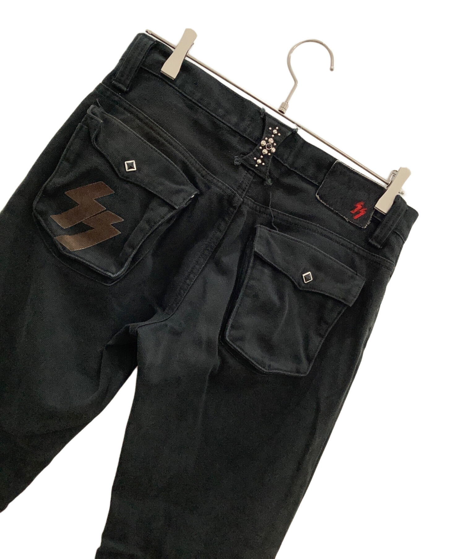 中古・古着通販】SKULL FLIGHT (スカルフライト) パンツ ブラック 