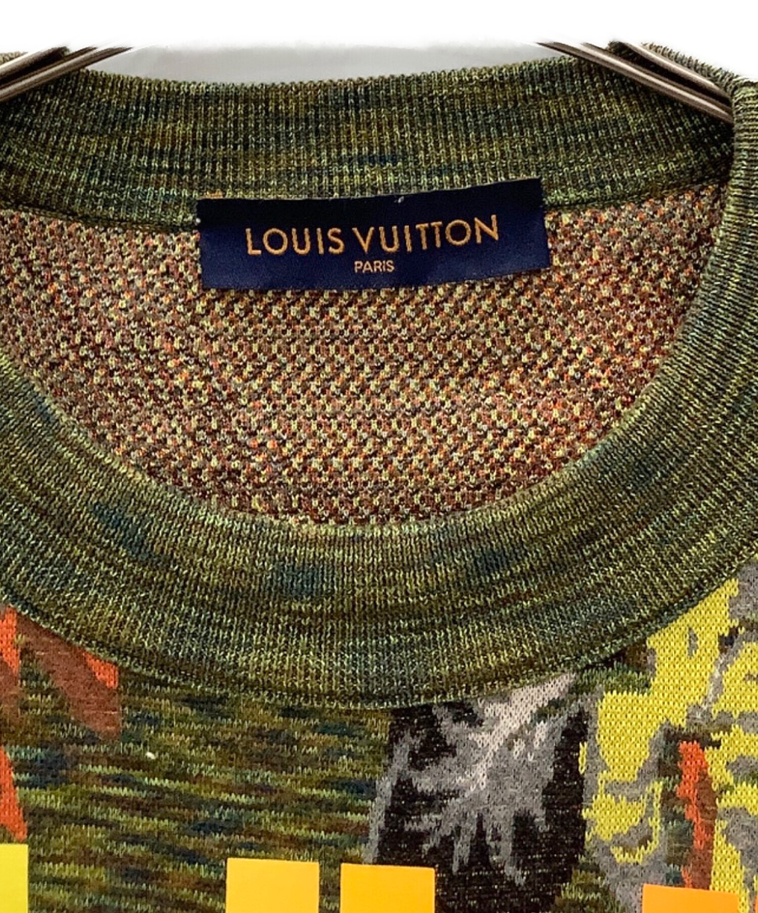 LOUIS VUITTON ニットトップス　半袖 中古・古着通販】LOUIS VUITTON (ルイ ヴィトン) スパンコール半袖