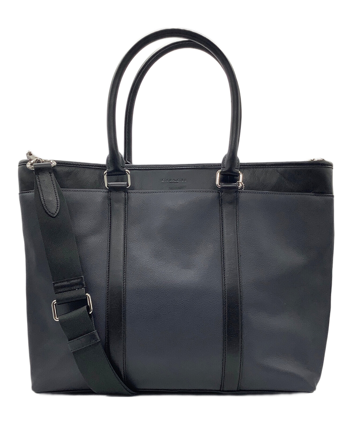 中古・古着通販】COACH (コーチ) 2WAYショルダーバッグ COACH ネイビー