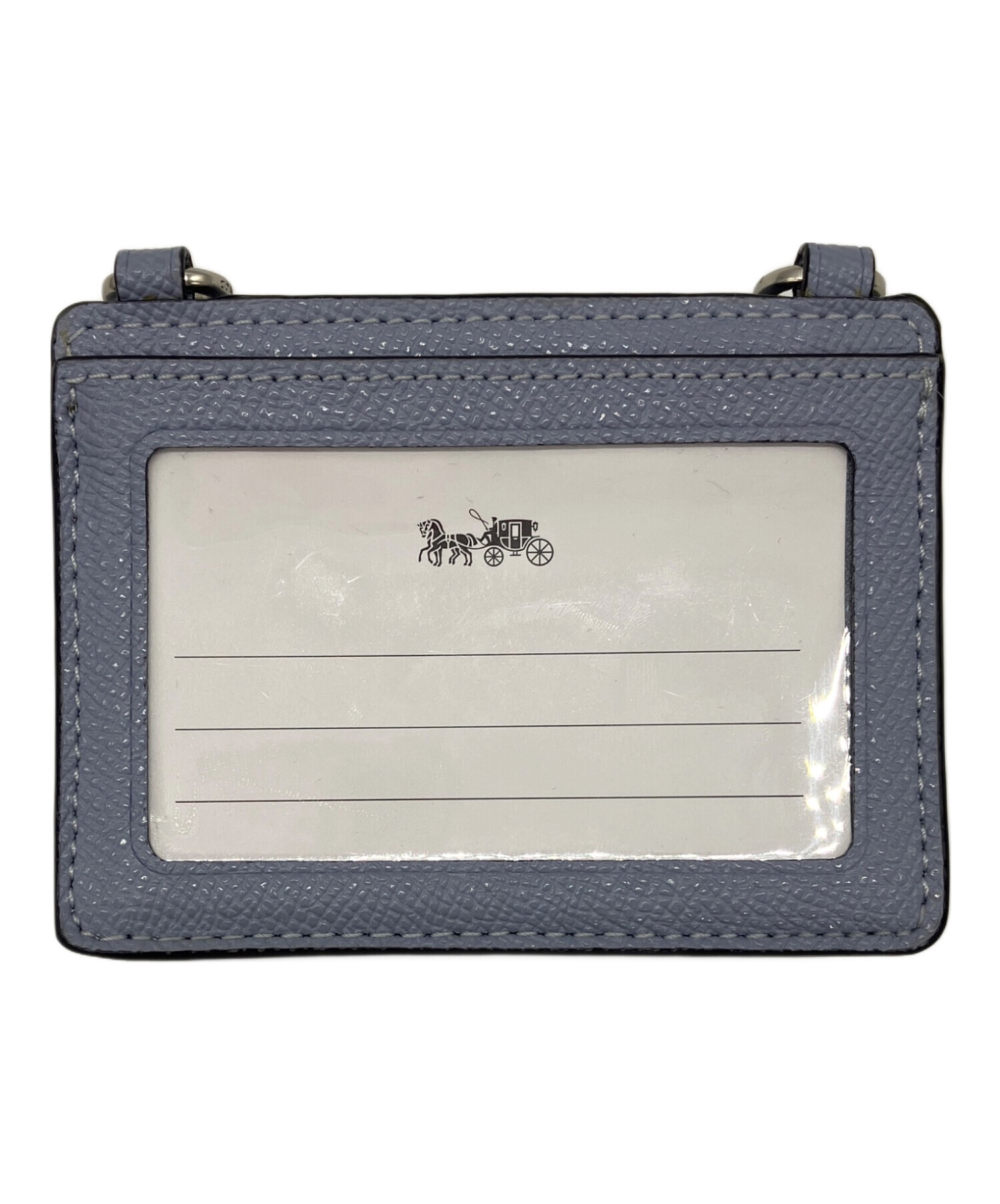 中古・古着通販】COACH (コーチ) ショルダーポーチ スカイブルー