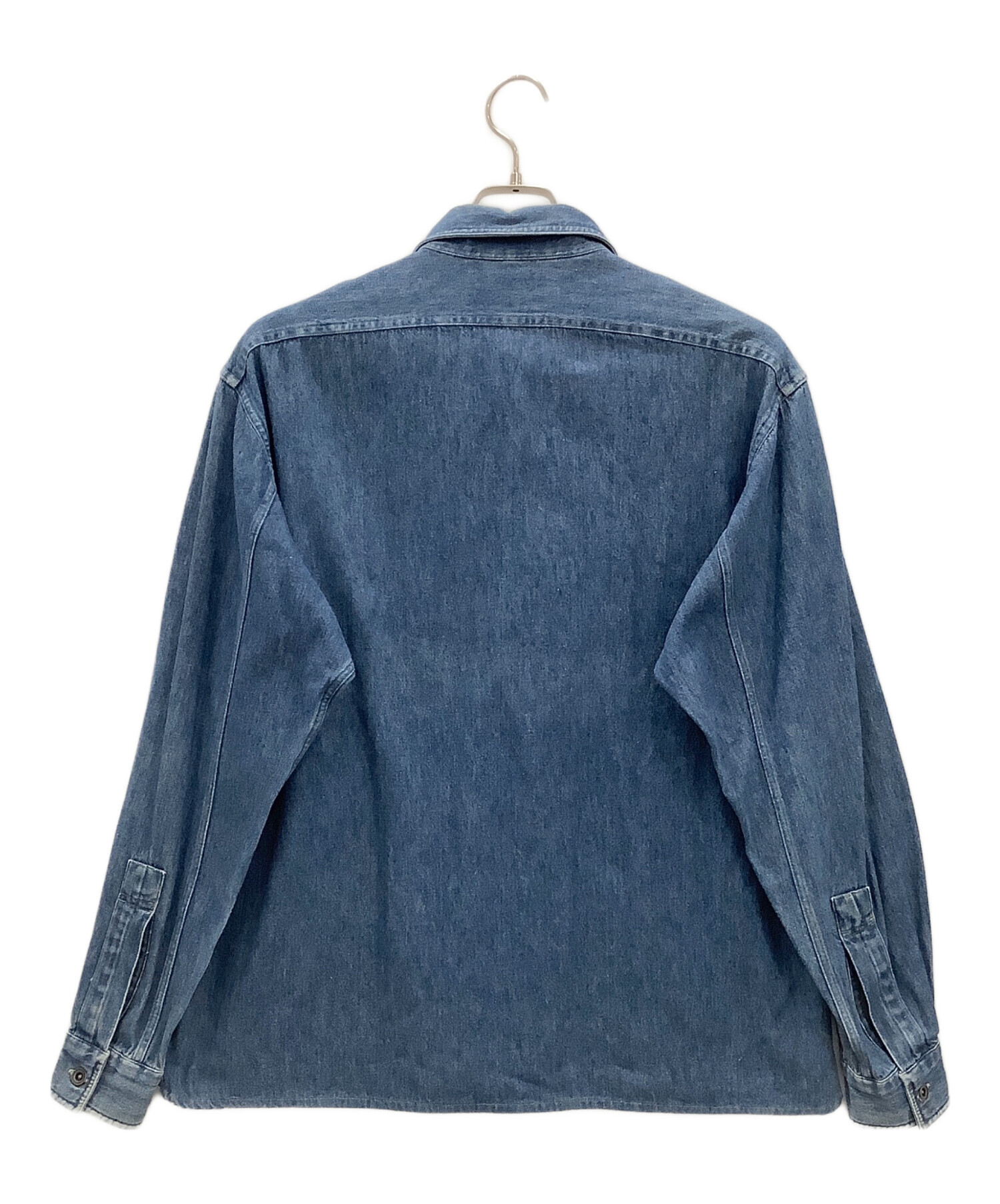 RRL インディゴプルオーバーシャツ　新品未使用 Ralph Lauren Cotton Pullover L/S Shirt INDIGO ラルフローレン