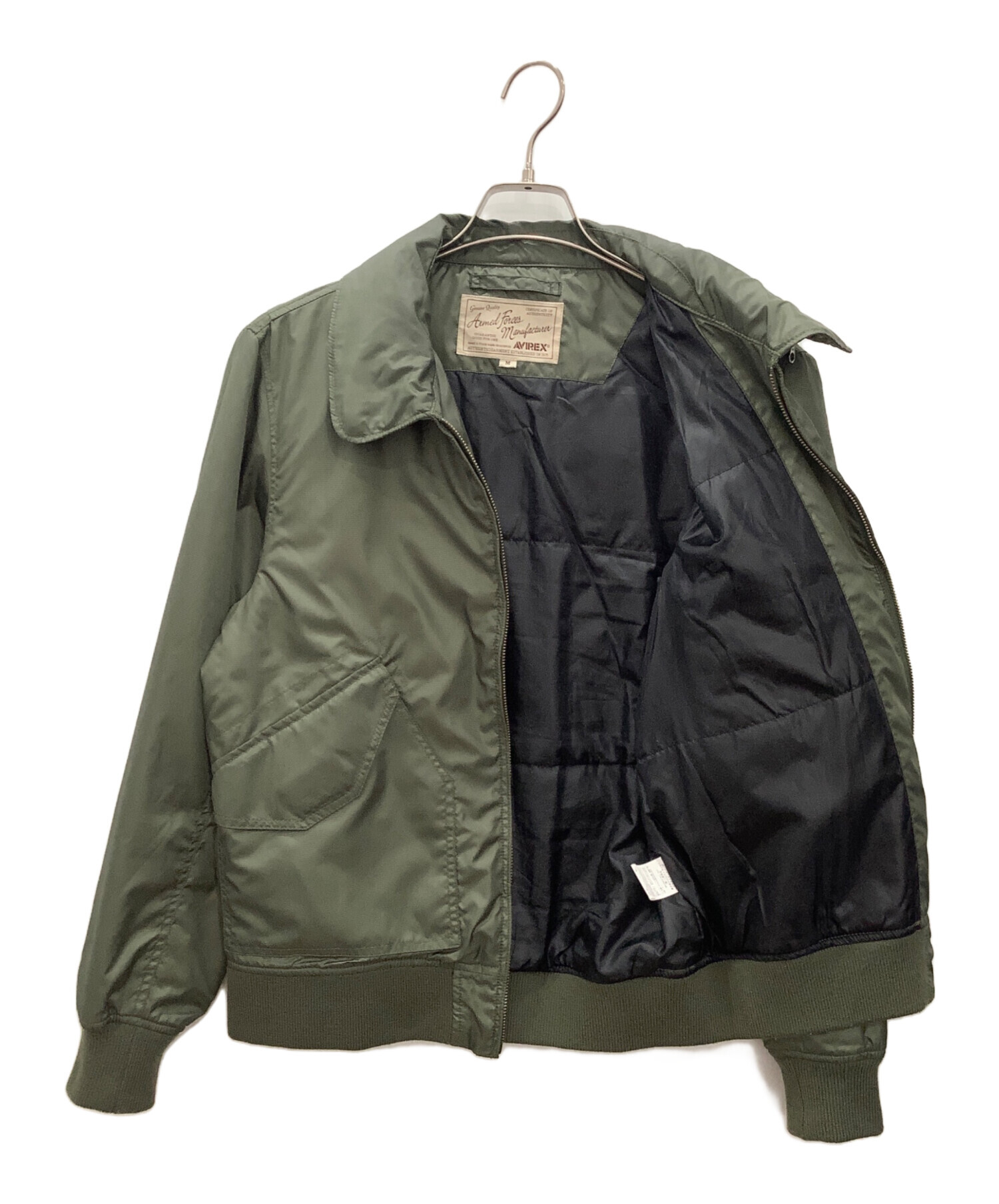 中古・古着通販】AVIREX (アヴィレックス) 刺繍フライトブルゾン