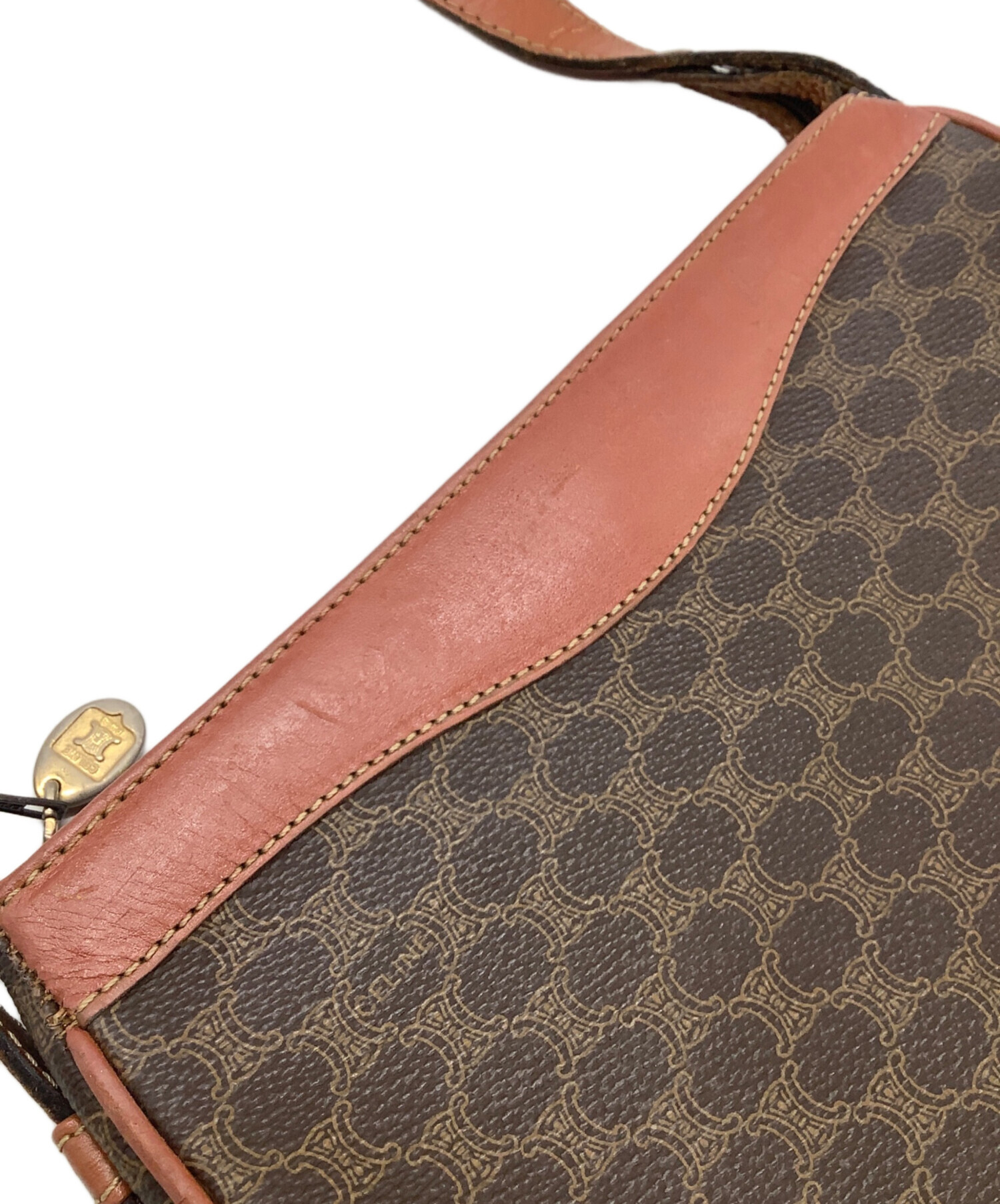 中古・古着通販】CELINE (セリーヌ) ショルダーバッグ ブラウン