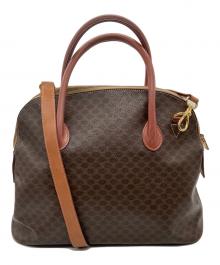 中古　CELINE クリスチャン・マークレー　バックパック CELINE セリーヌ リュックサック ナイロン 白 メンズ レディース