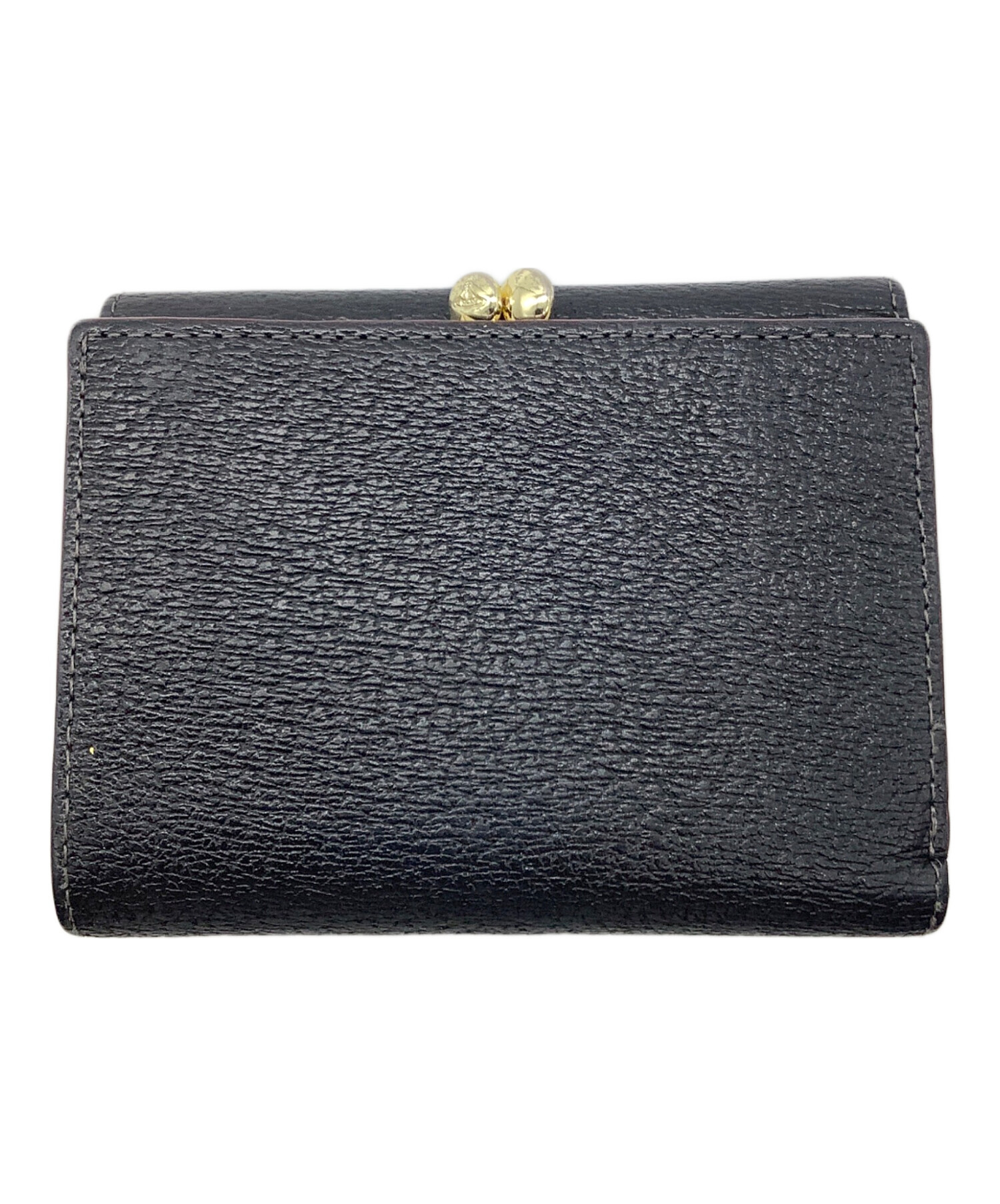 ヴィヴィアンウエストウッド 3つ折り 財布 ブラック 財布・レザー