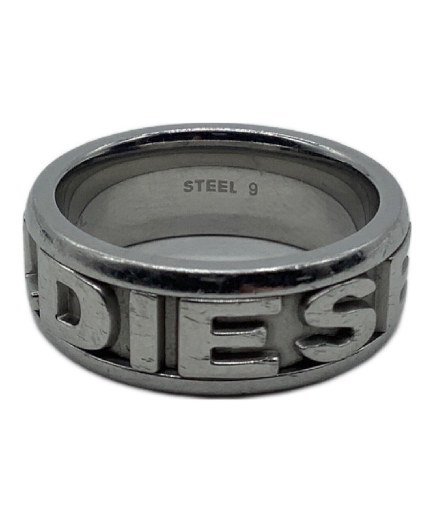 diesel リング サイズ9 中古・古着通販】DIESEL (ディーゼル) リングDIESEL STEEL9 サイズ:8cm