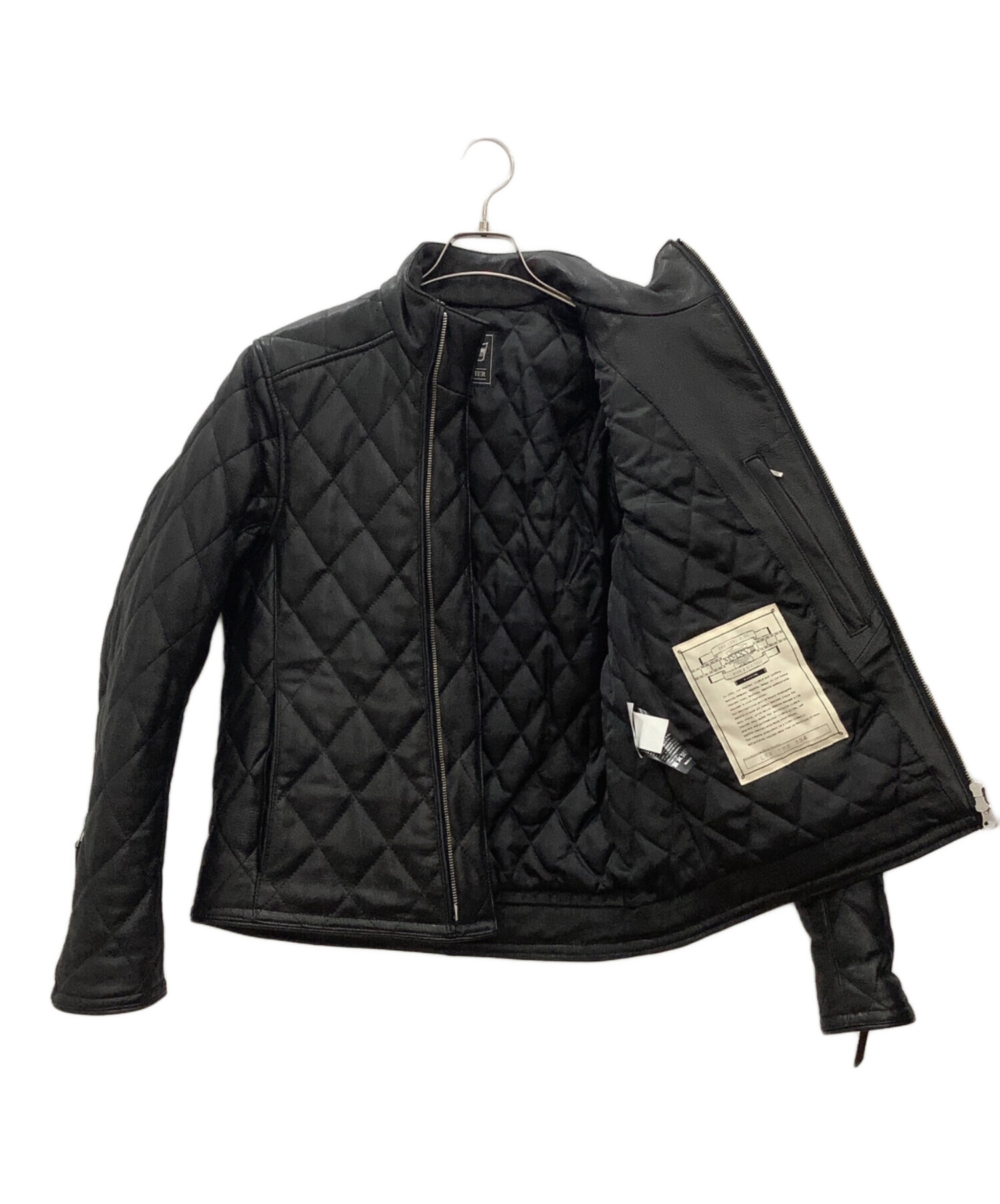 希少✨KADOYA 旧タグ 裏キルティング ダブルライダースジャケット L