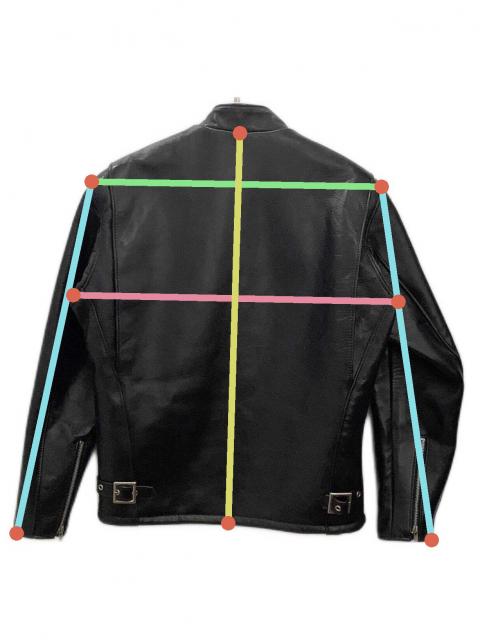 中古・古着通販】Schott (ショット) シングルライダースジャケット