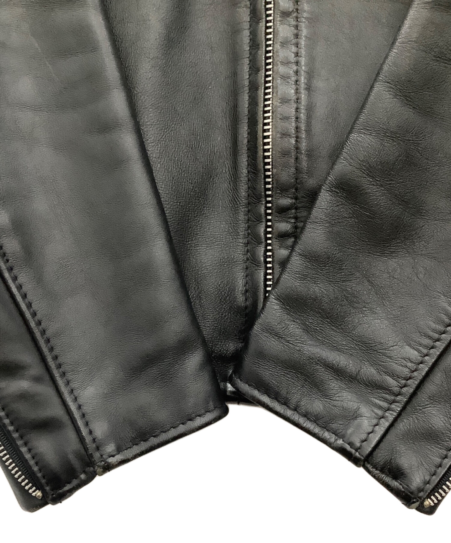 中古・古着通販】shott (ショット) シングルライダースジャケット