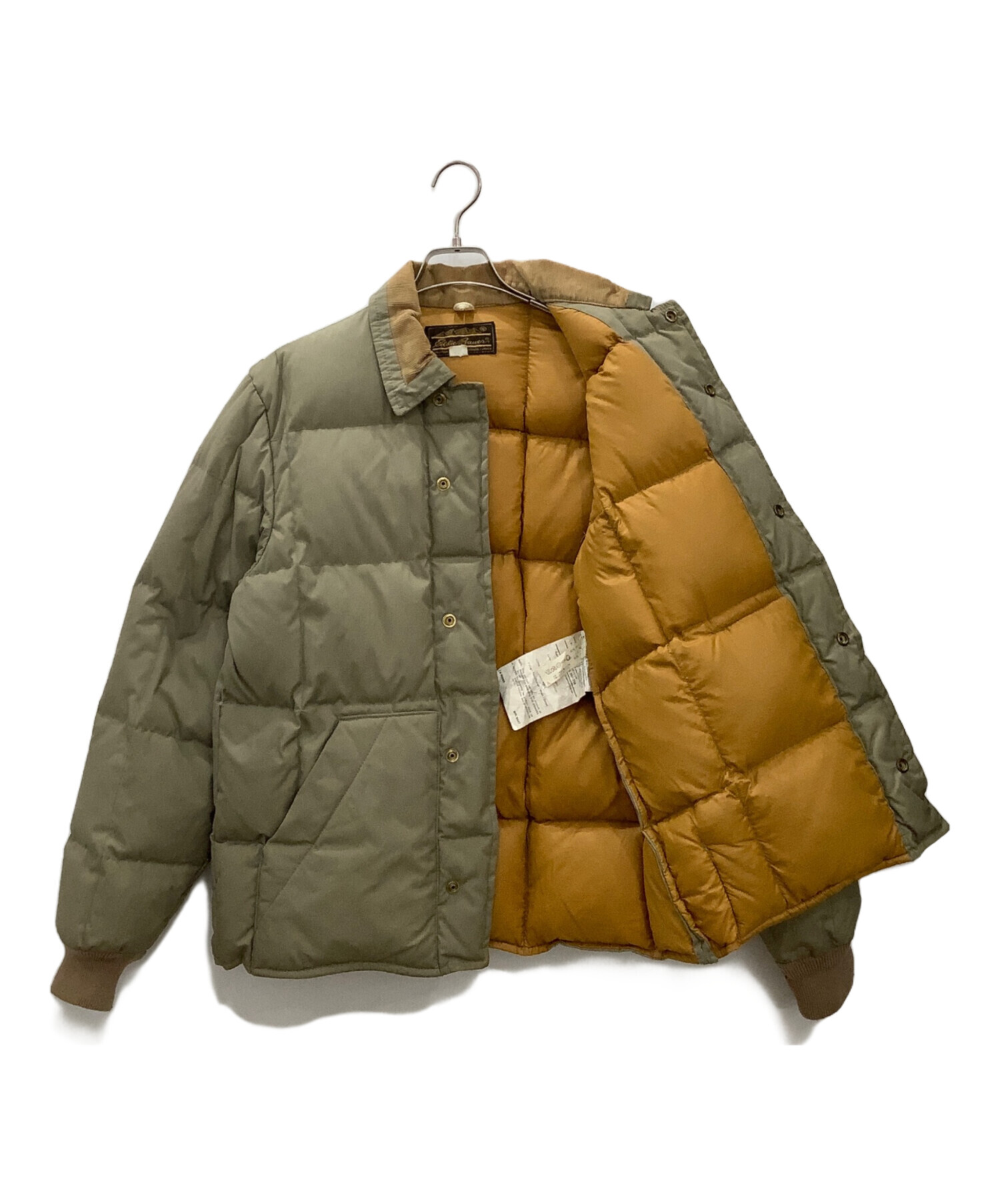 ジャケット・アウター 00s Eddie Bauer puffer hoodie khaki 00s Eddie Bauer puffer hoodie khaki - メルカリ