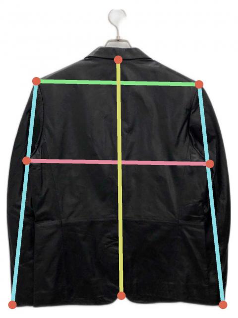 中古・古着通販】safari HOMME (サファリオム) ラムレザージャケット