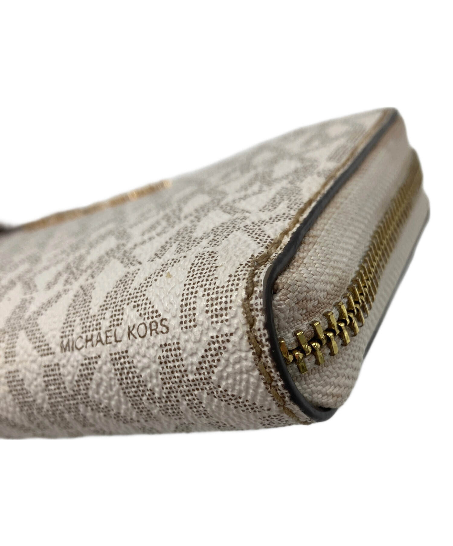 財布　ブランド　中古 中古・古着通販】MICHAEL KORS (マイケル・コース) ラウンドファスナー