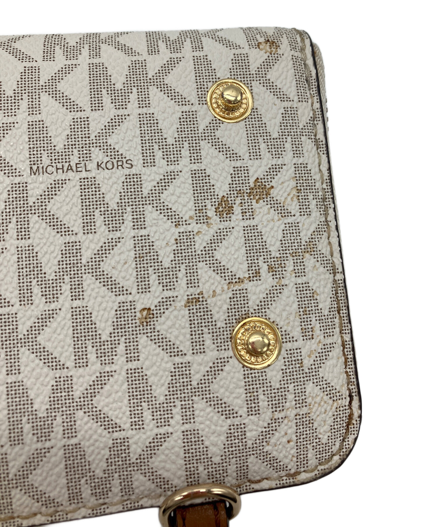 MICHAEL KORS ラウンドファスナー財布 エナメル MICHAEL KORS ラウンドファスナー長財布 レディース マイケルコース